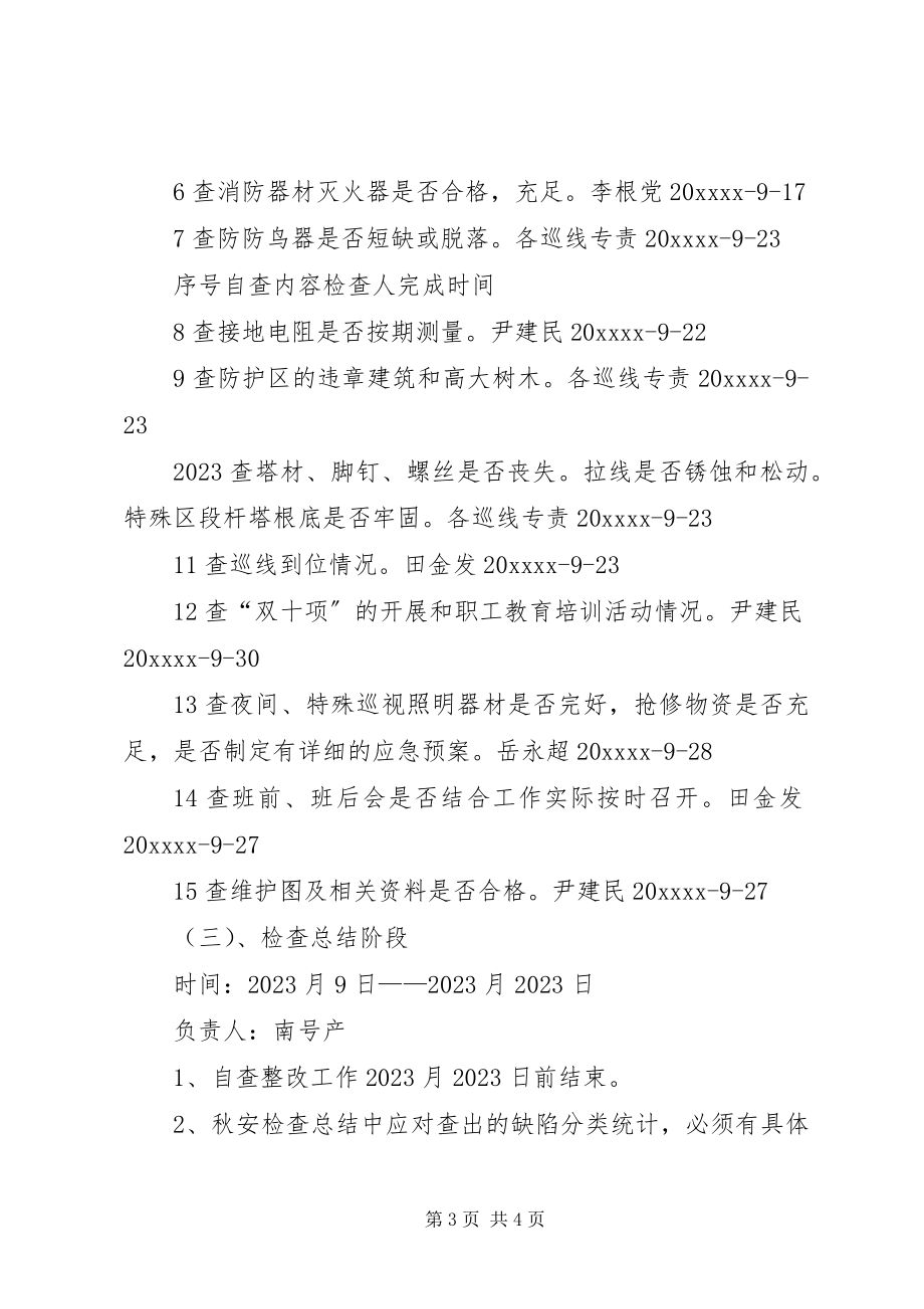 2023年保线站秋季安全检查计划新编.docx_第3页