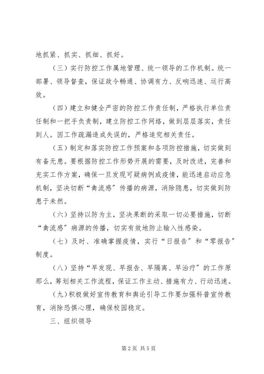 2023年防禽流感工作预案.docx_第2页