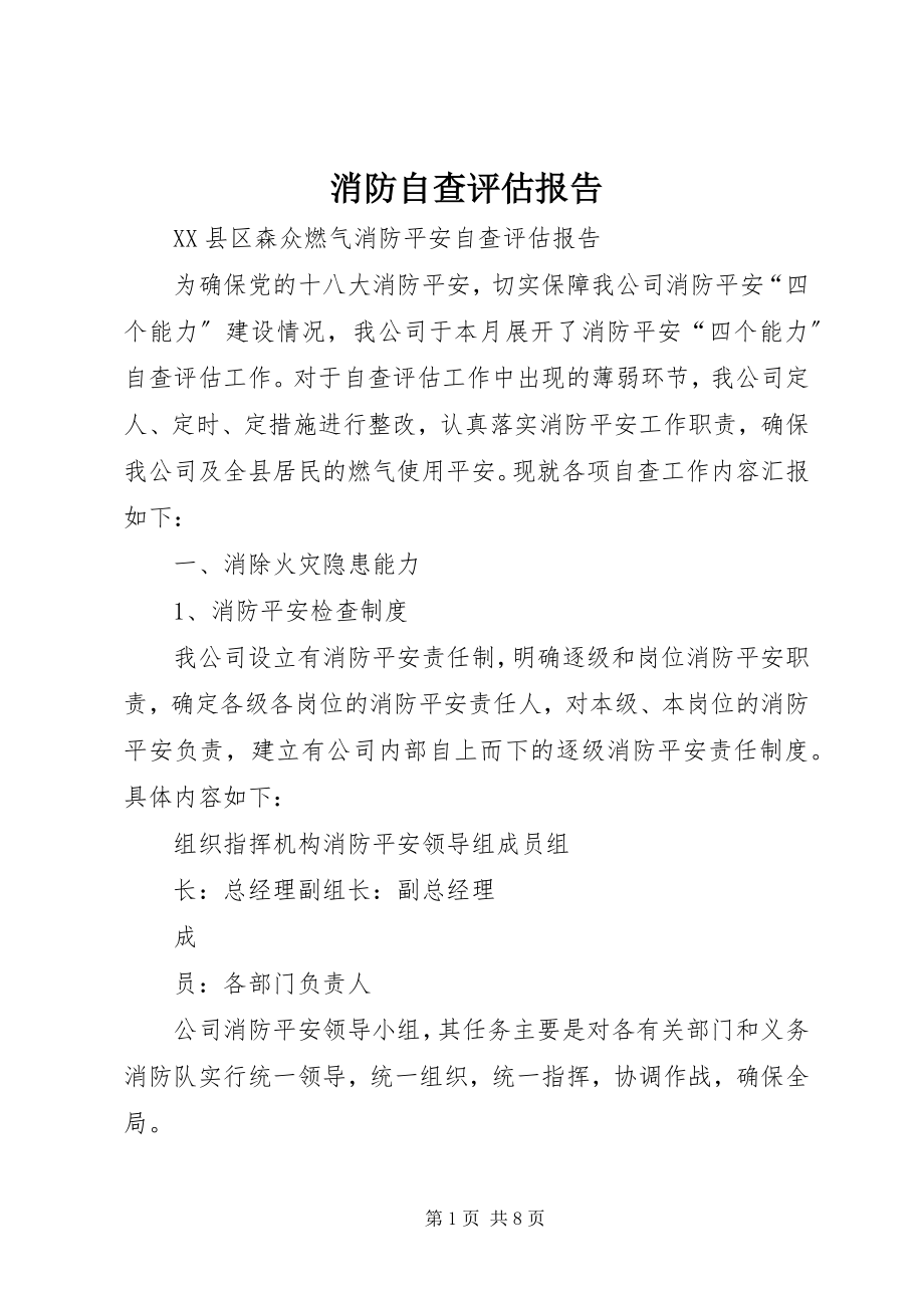 2023年消防自查评估报告.docx_第1页