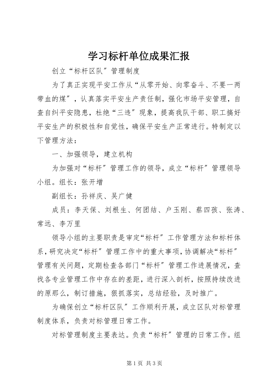 2023年学习标杆单位成果汇报.docx_第1页