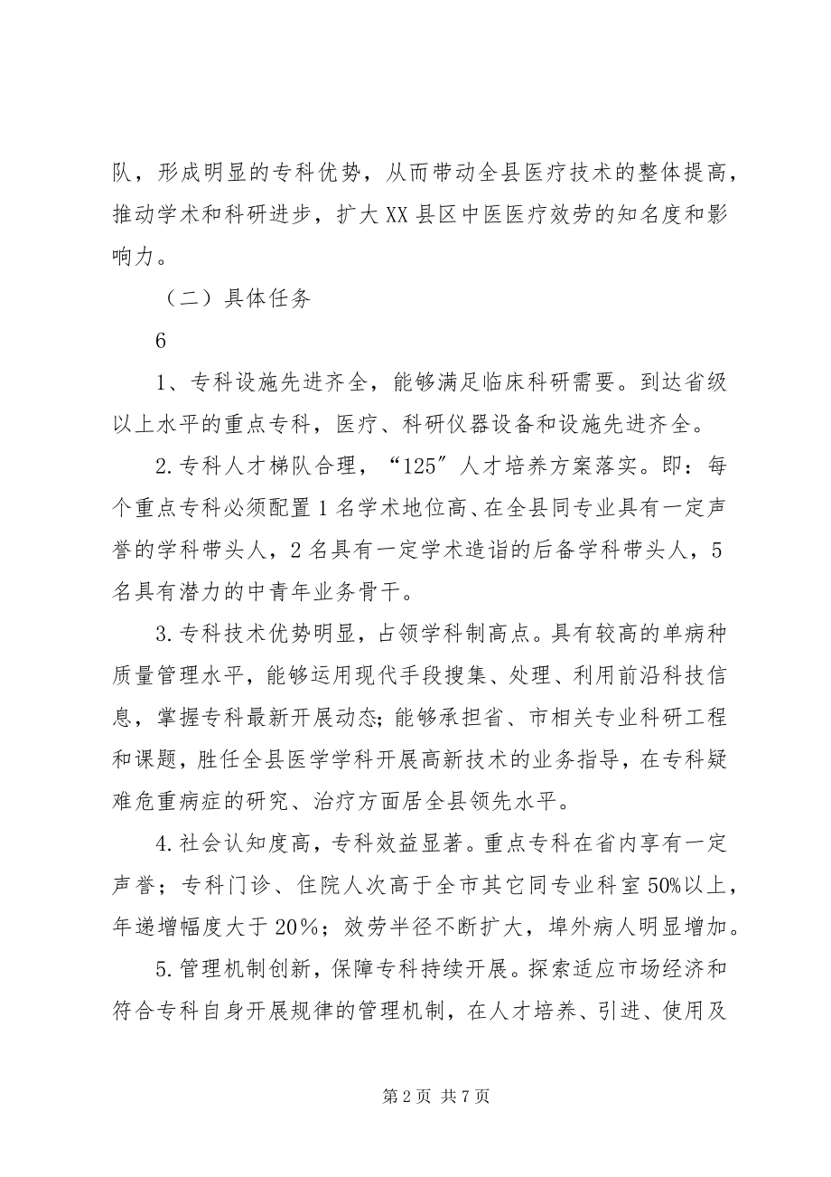 2023年医院重点专科建设计划.docx_第2页