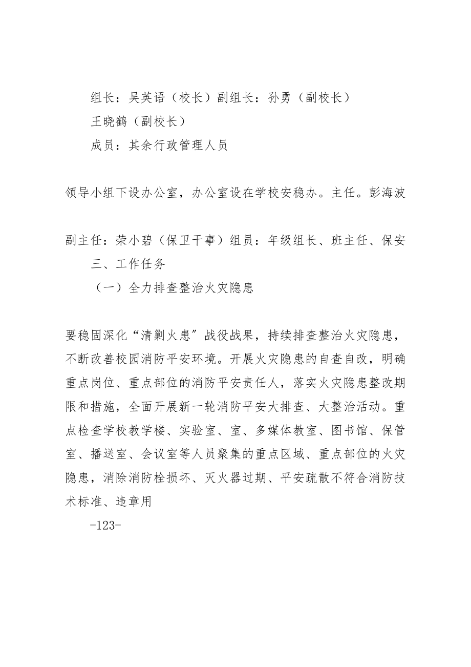 2023年十八大消防安全保卫战工作实施方案 .doc_第2页