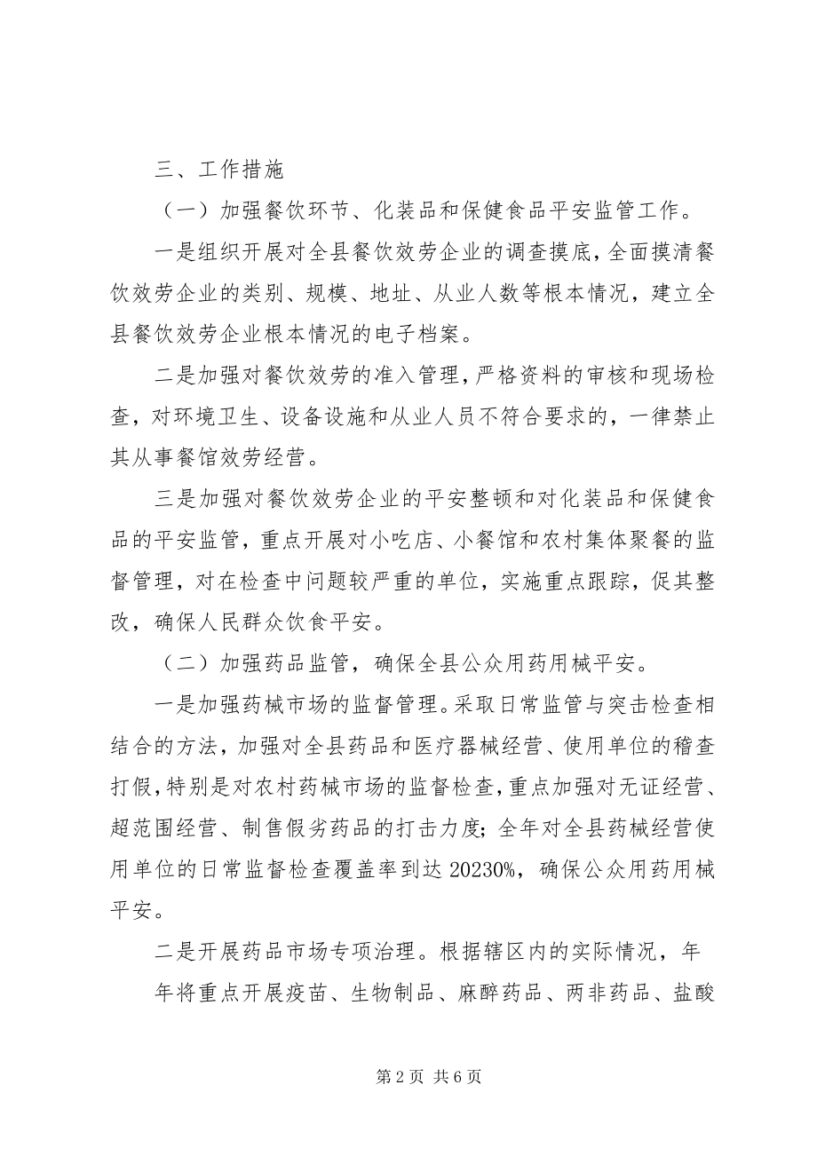 2023年区委食药监质量监管全年计划.docx_第2页