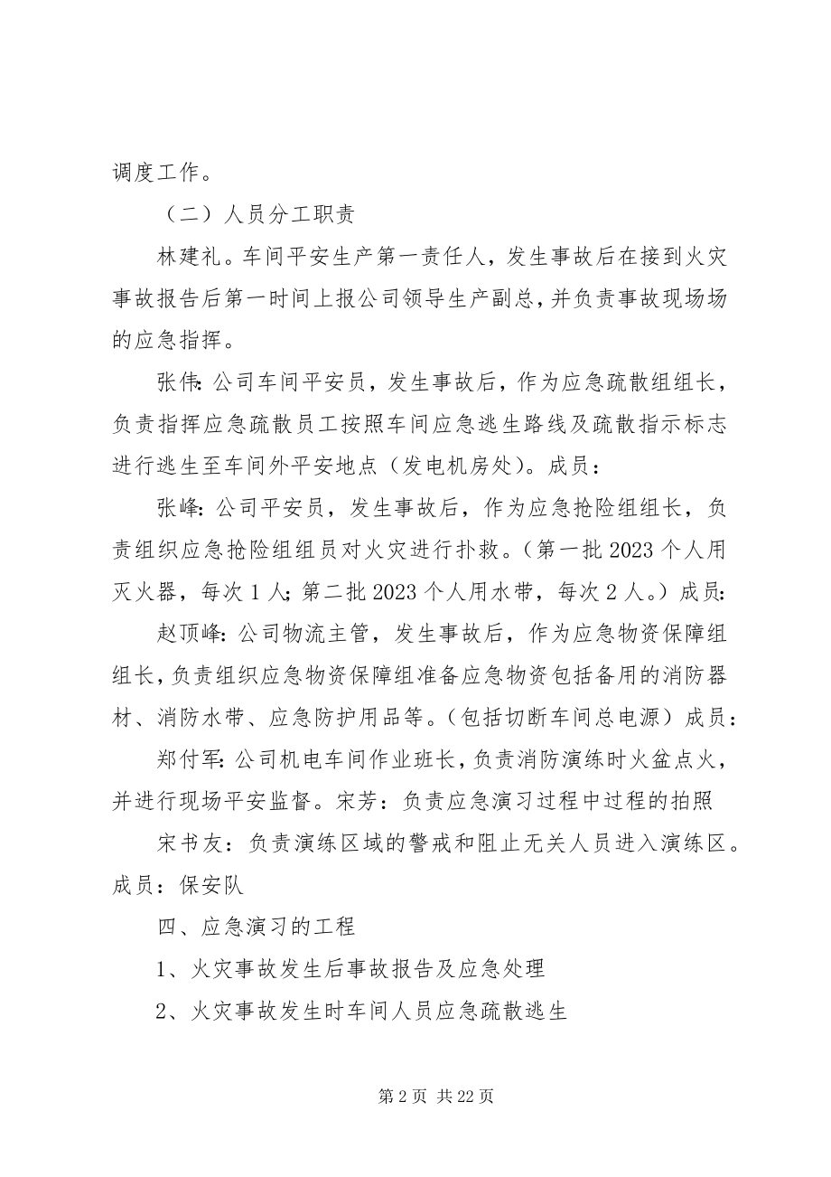 2023年公司消防应急预案演习方案.docx_第2页