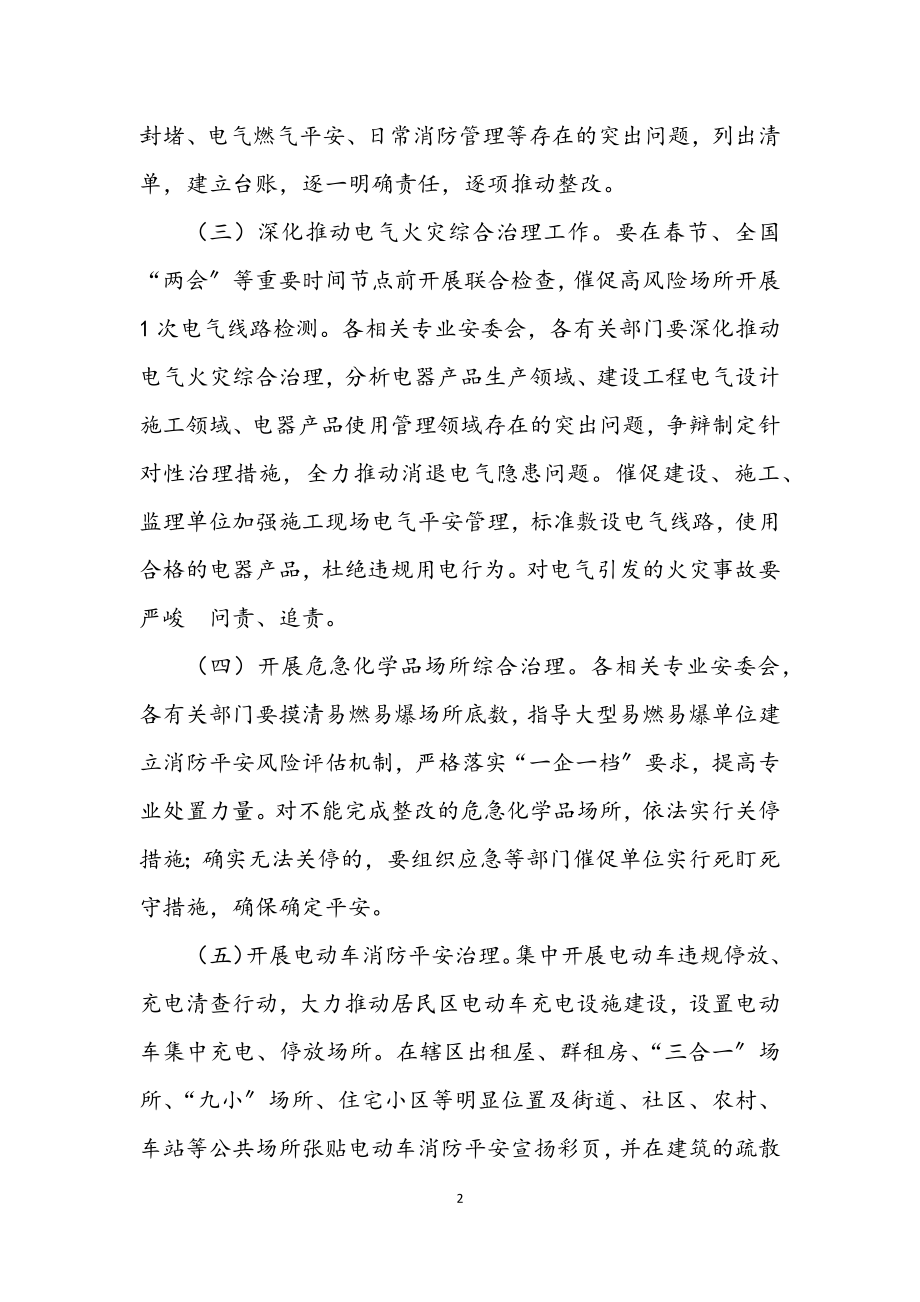 2023年消防安全隐患大排查快整治行动方案.docx_第2页