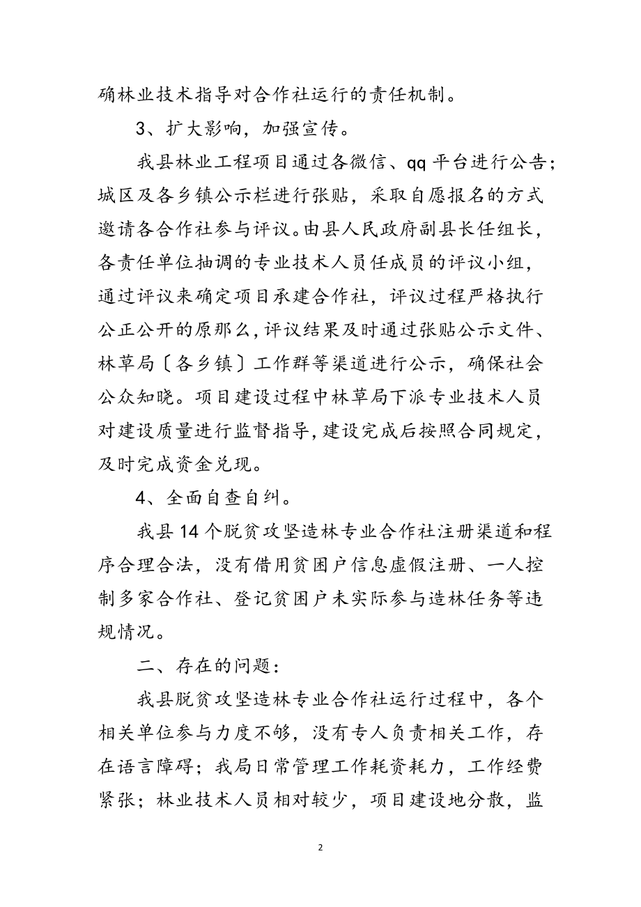 2023年脱贫攻坚造林合作社管理报告范文.doc_第2页