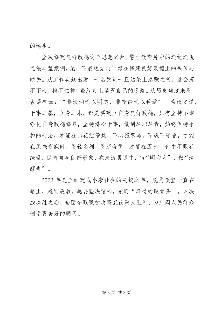 2023年观看廉政教育警示片总结.docx_第3页