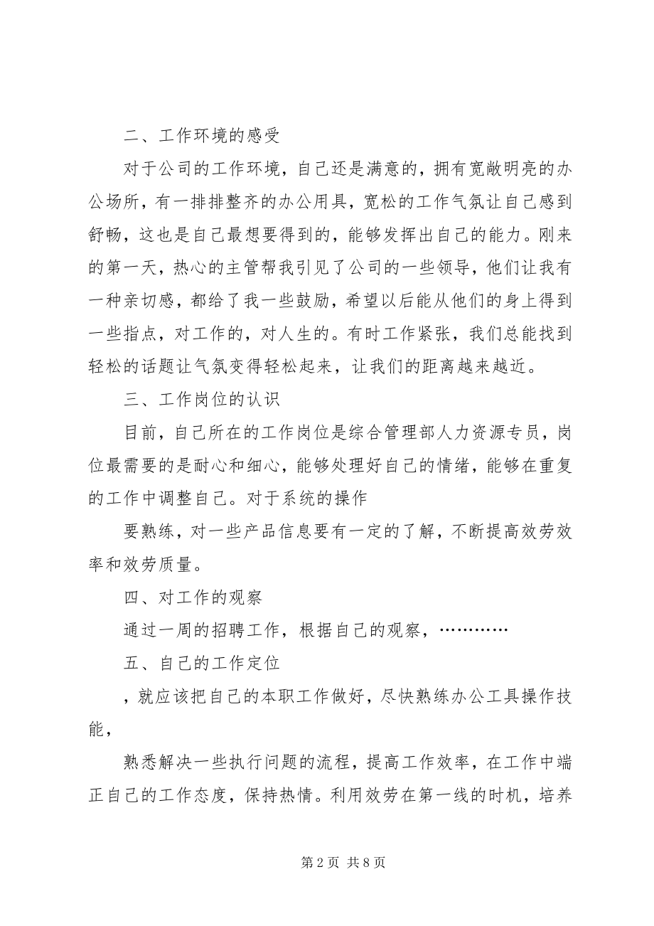 2023年个人每周工作总结.docx_第2页