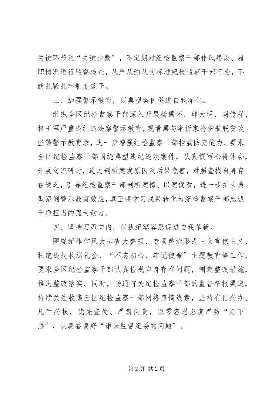 2023年打铁必须自身硬推动纪检监察干部队伍总结.docx_第2页