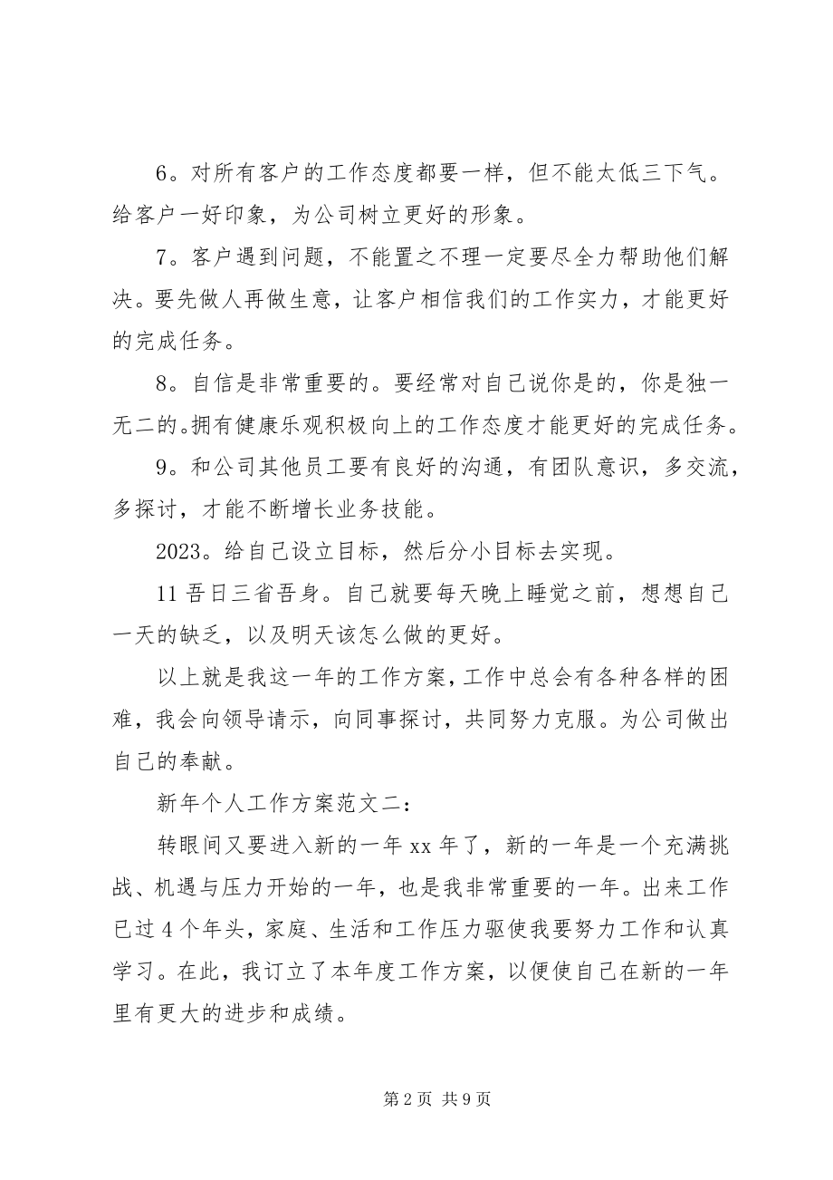 2023年新年个人工作计划.docx_第2页