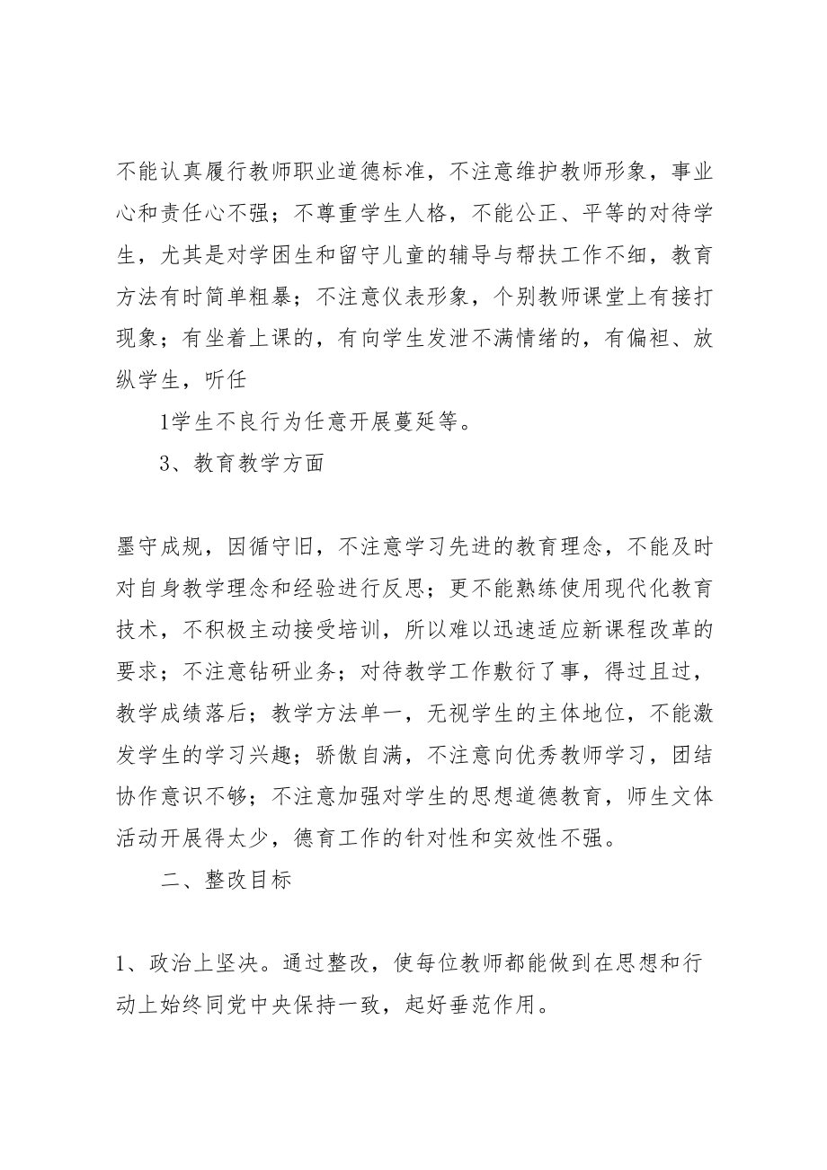 2023年学校思想纪律作风整顿整改方案1.doc_第2页