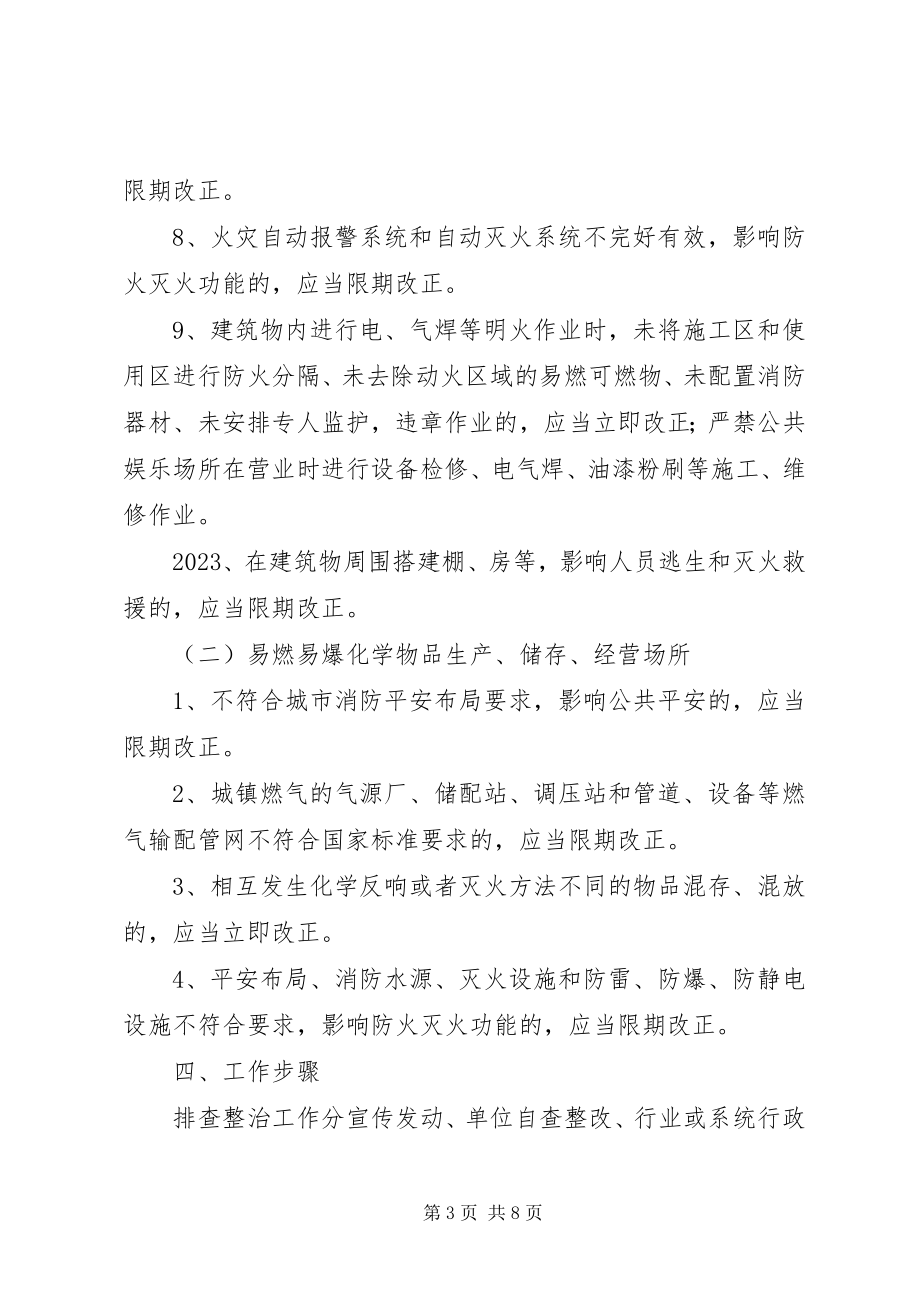 2023年火灾隐患事故排查整治方案.docx_第3页