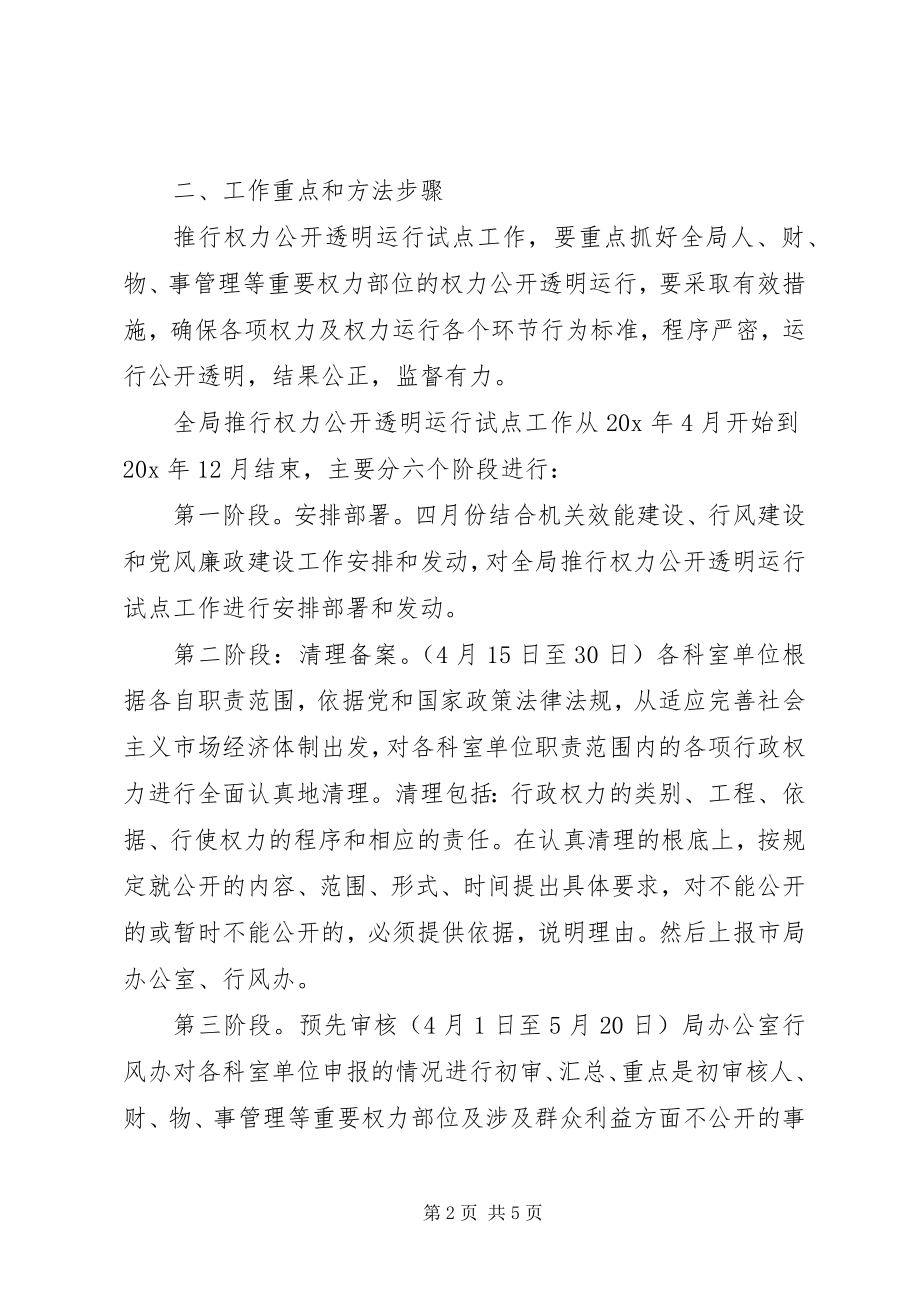 2023年劳保局推行行政权力公开工作计划.docx_第2页