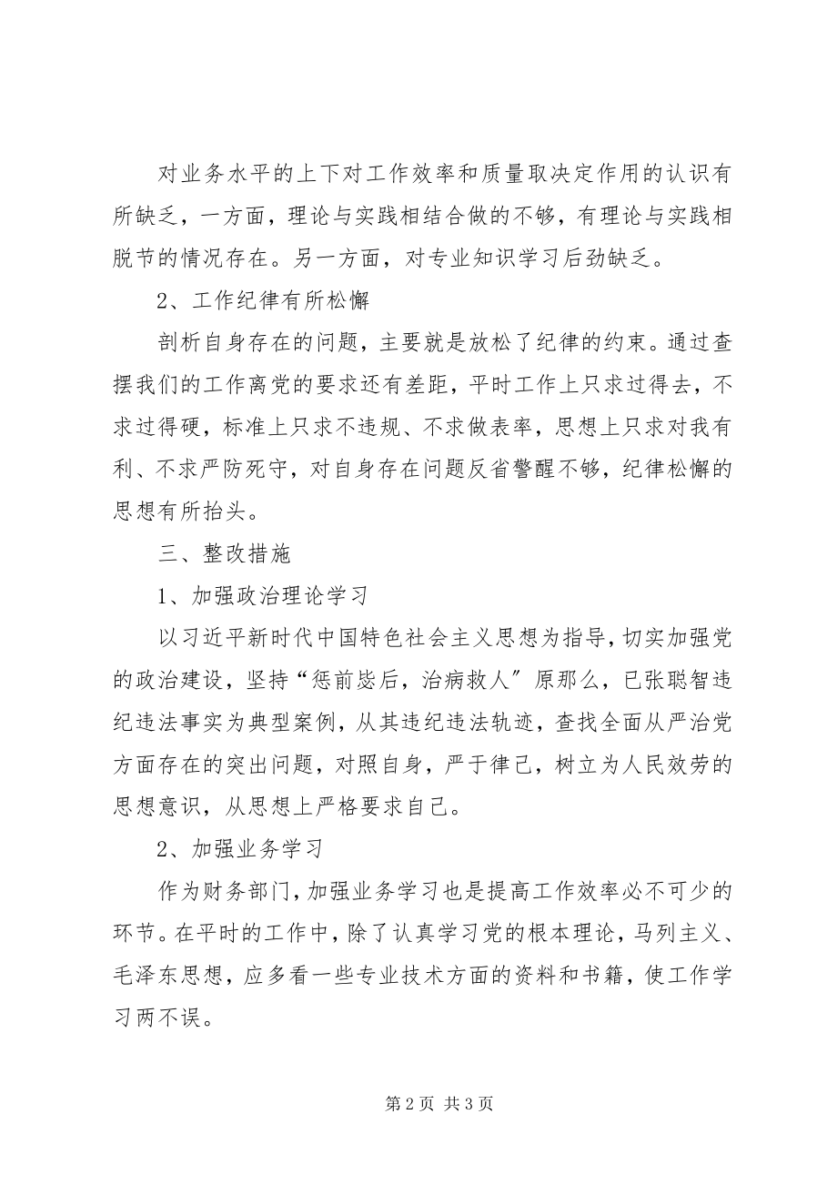 2023年党员以案促改对照查摆检查材料.docx_第2页