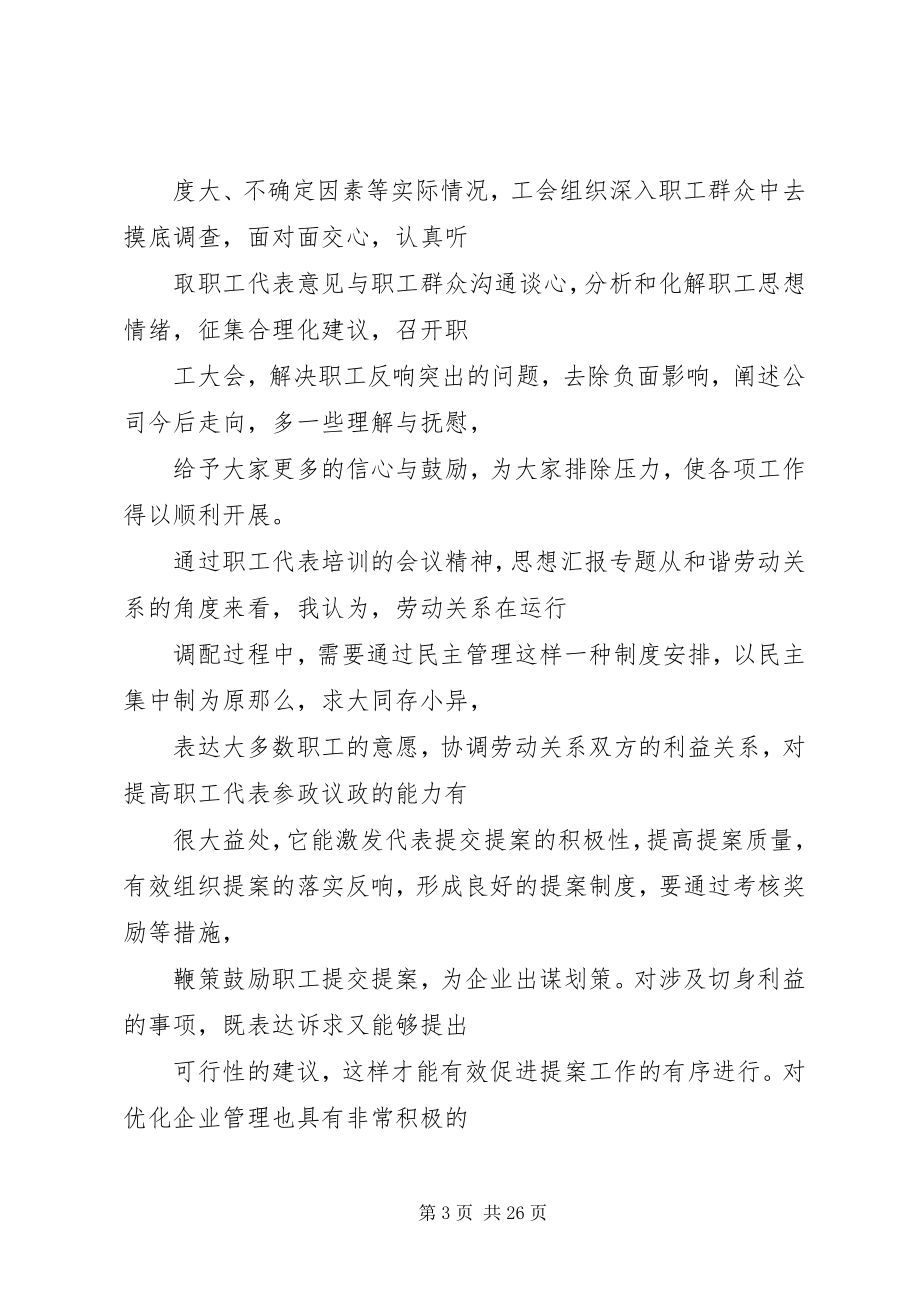 2023年参加职工代表培训的工作总结新编.docx_第3页