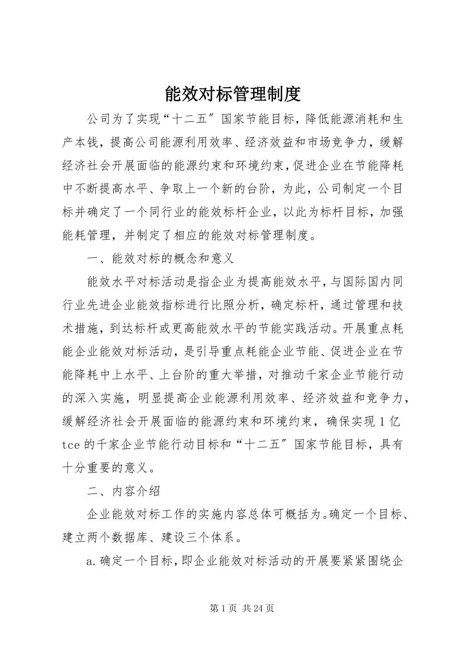 2023年能效对标管理制度.docx_第1页