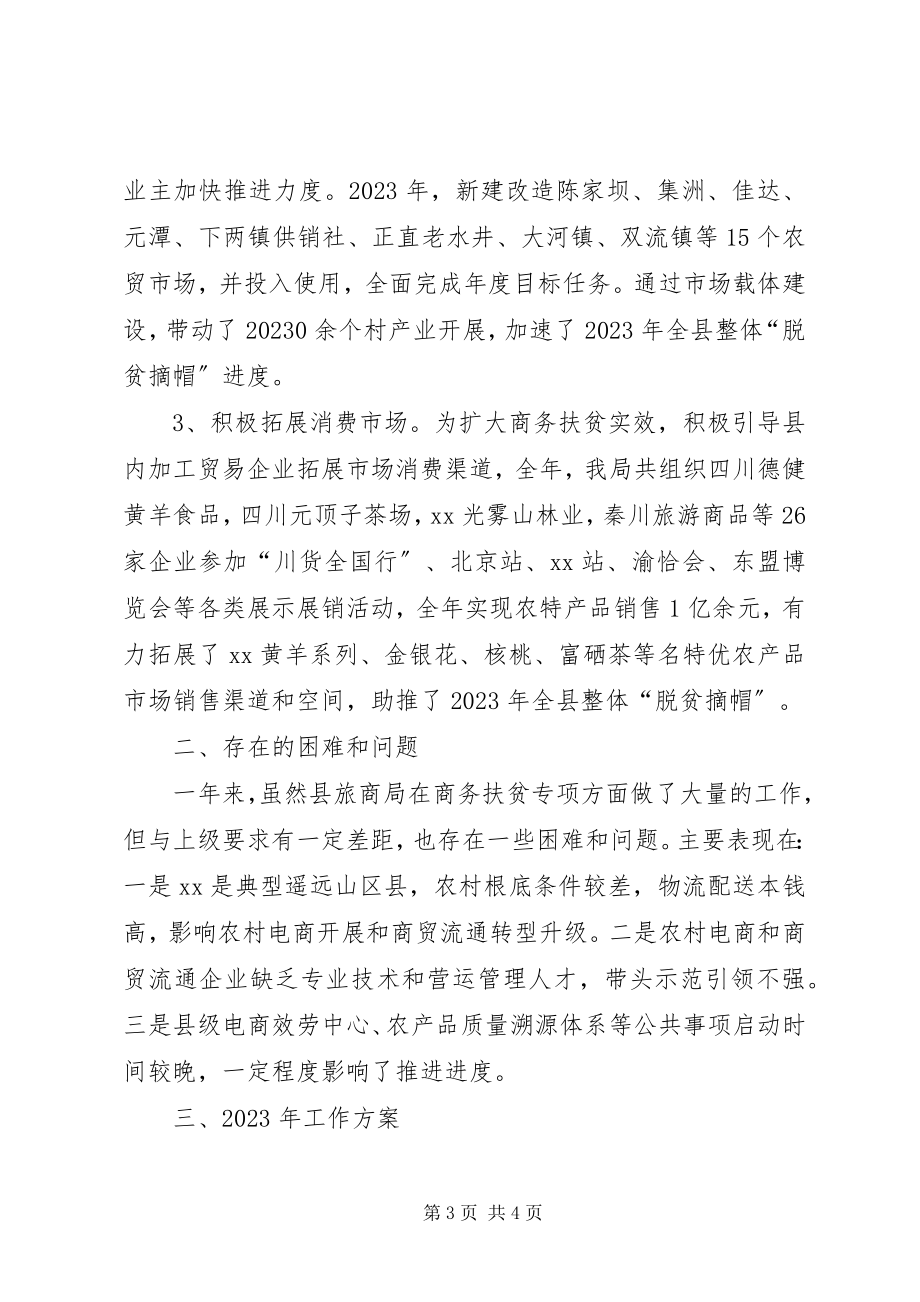 2023年商务扶贫专项工作总结及工作计划.docx_第3页