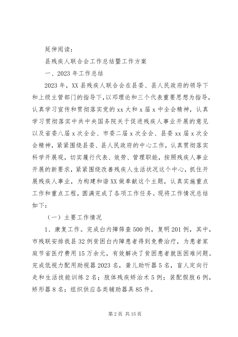 2023年县残疾人联合会城市无障碍设施建设工作计划及打算.docx_第2页