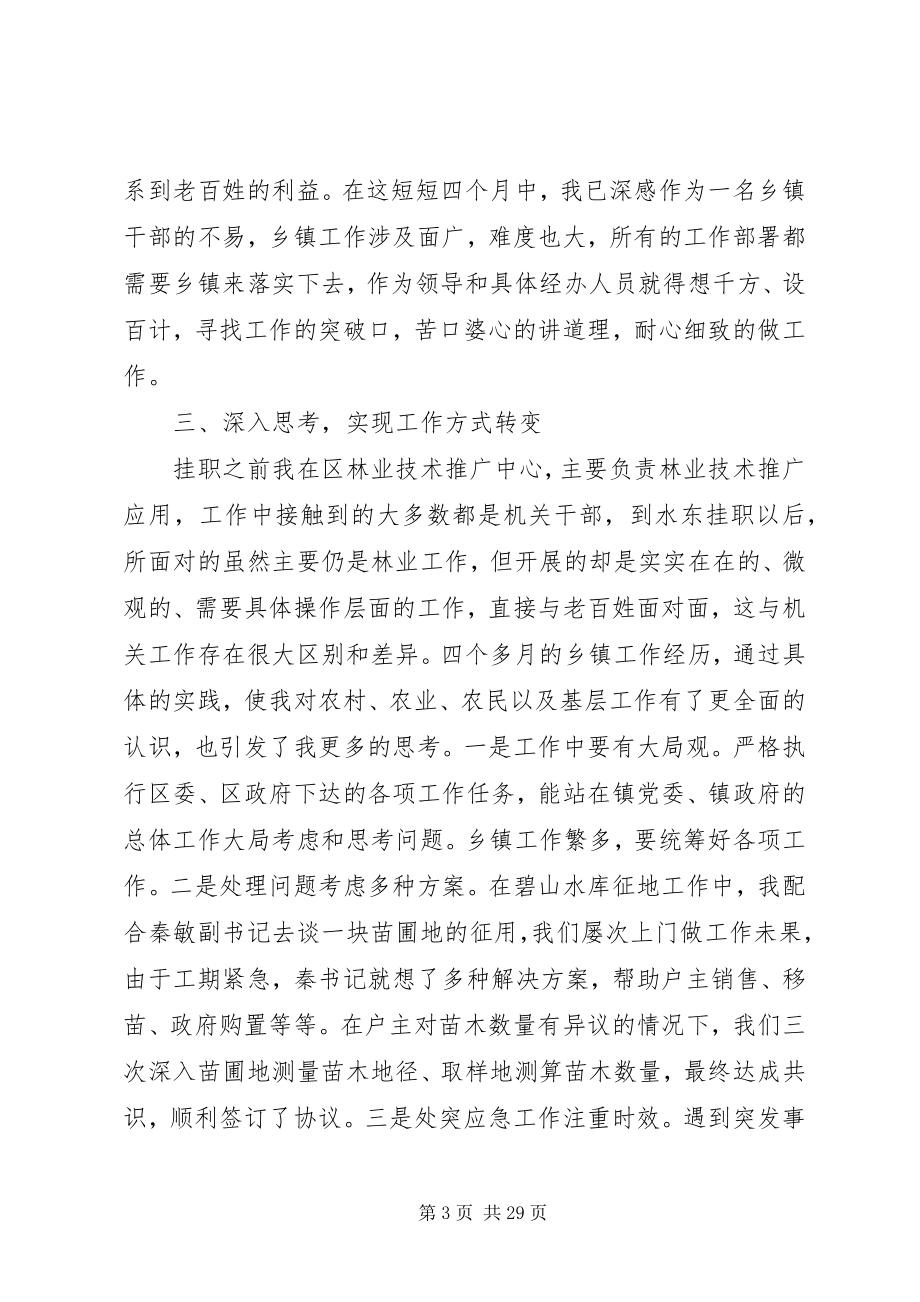 2023年轻干部到基层挂职心得体会八篇.docx_第3页