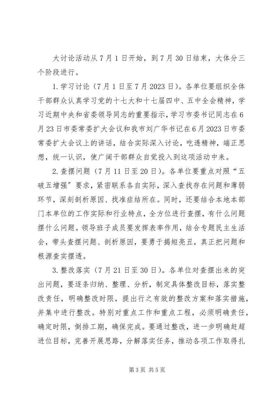 2023年全市解放思想讨论意见.docx_第3页