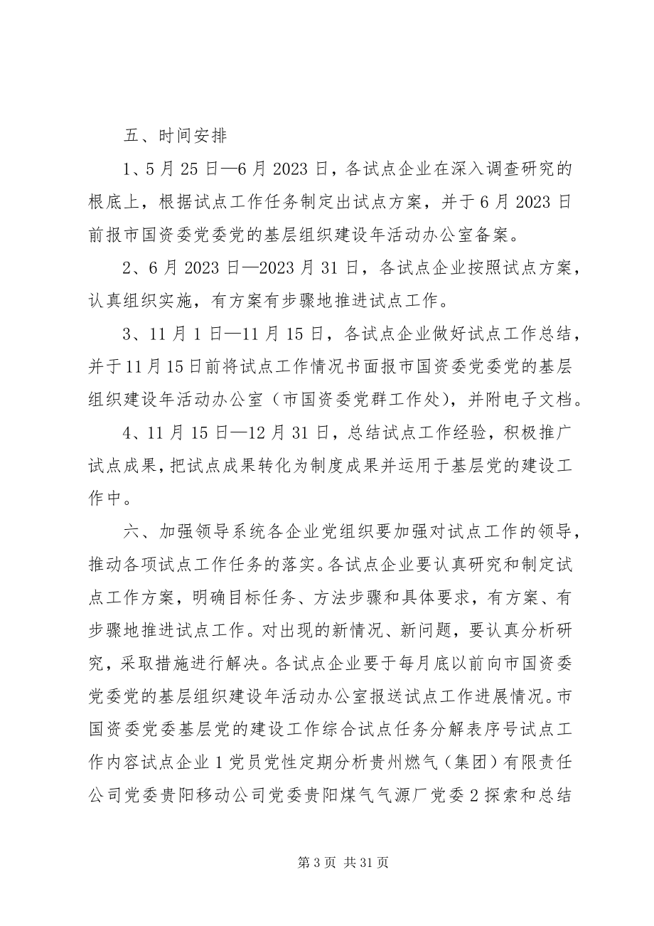 2023年国资委党委基层党的建设综合试点方案.docx_第3页