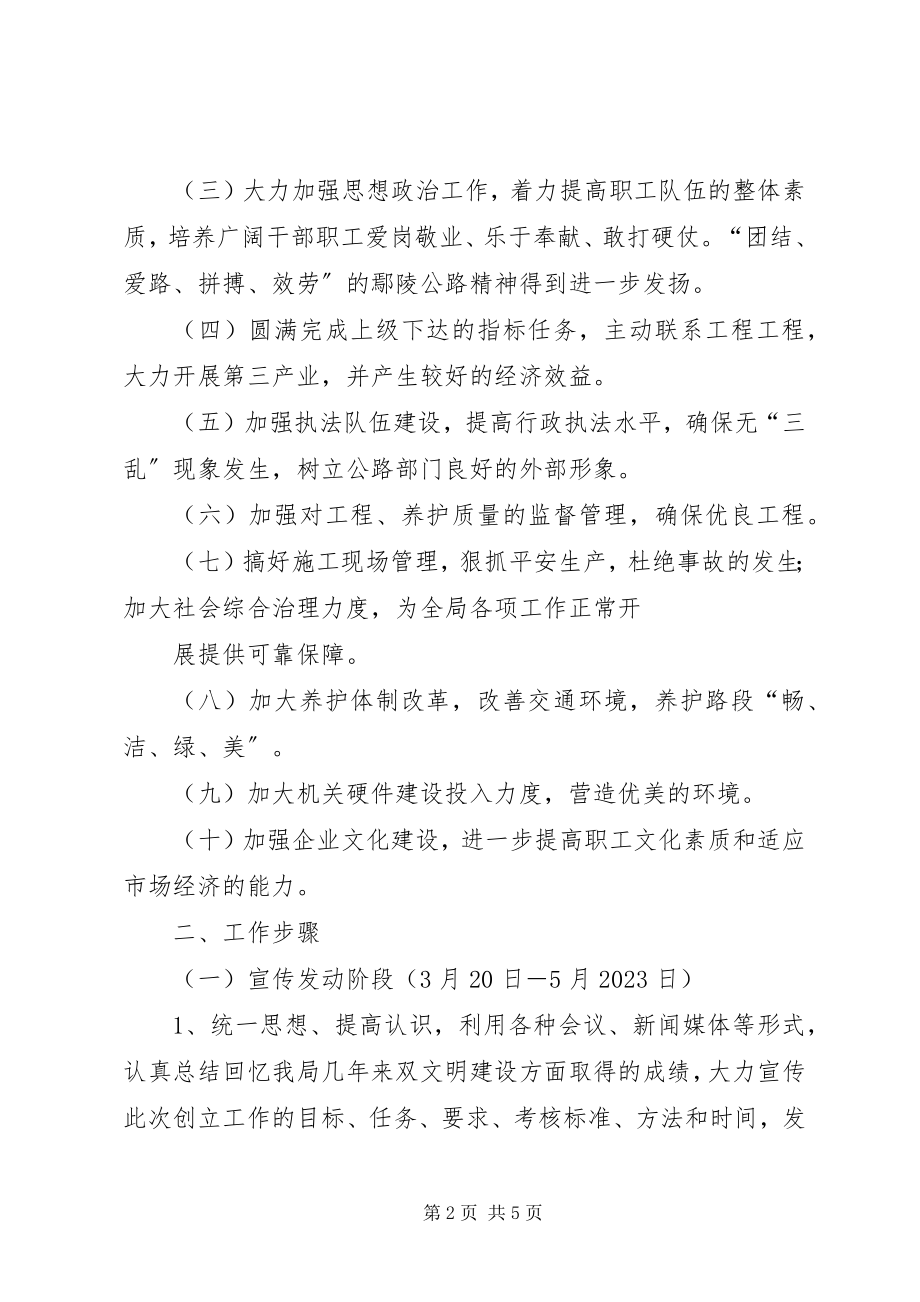 2023年创建省级文明单位实施方案2.docx_第2页