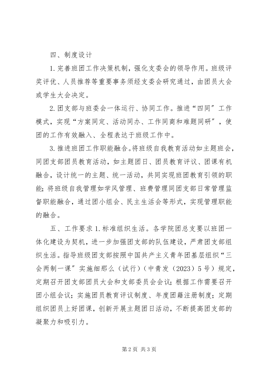 2023年尚义中学“班团一体化”建设实施方案.docx_第2页