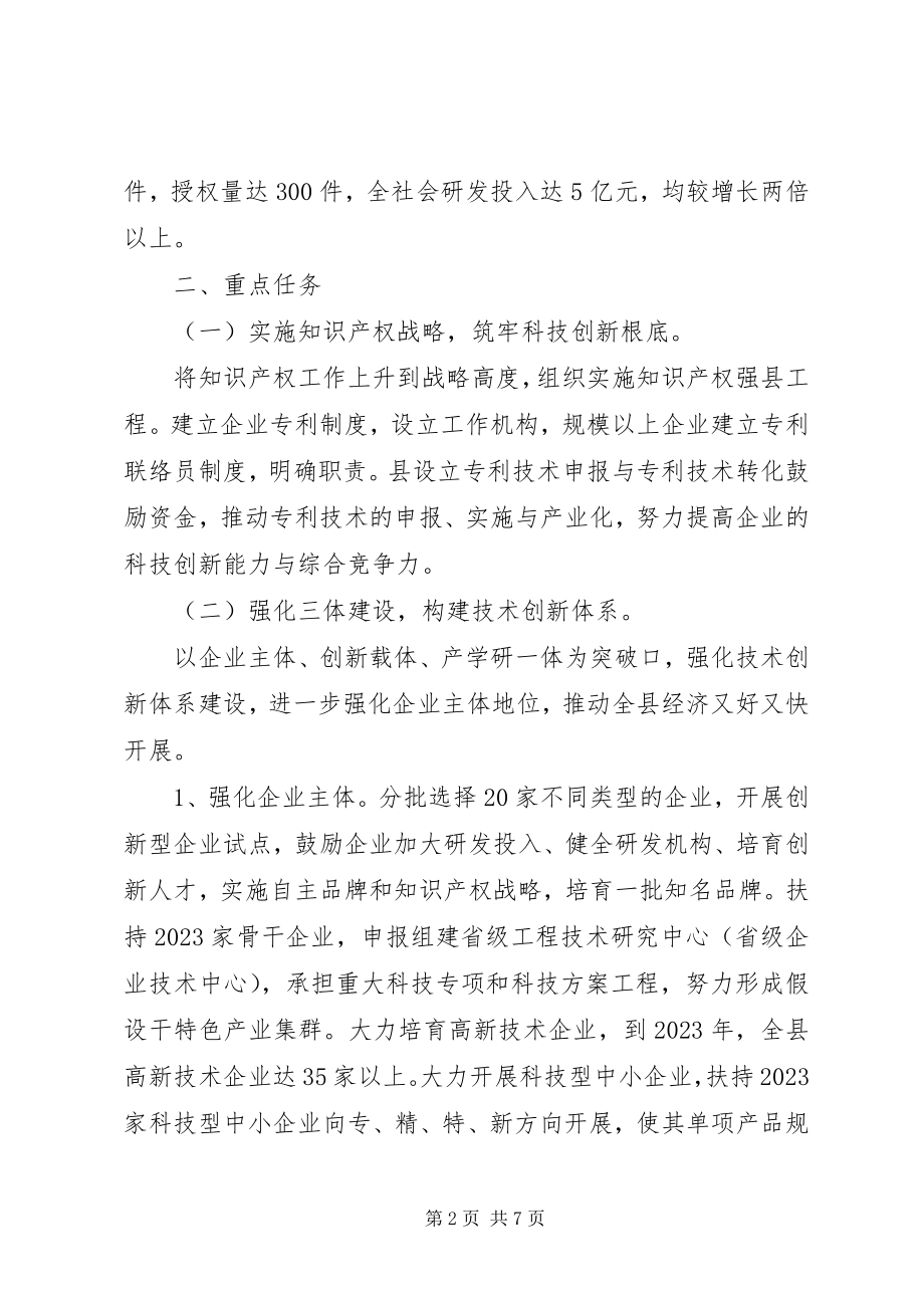 2023年县区落实国家技术创新工程试点方案.docx_第2页