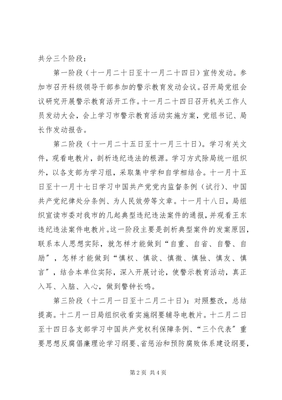 2023年环保局开展警示教育活动实施方案.docx_第2页