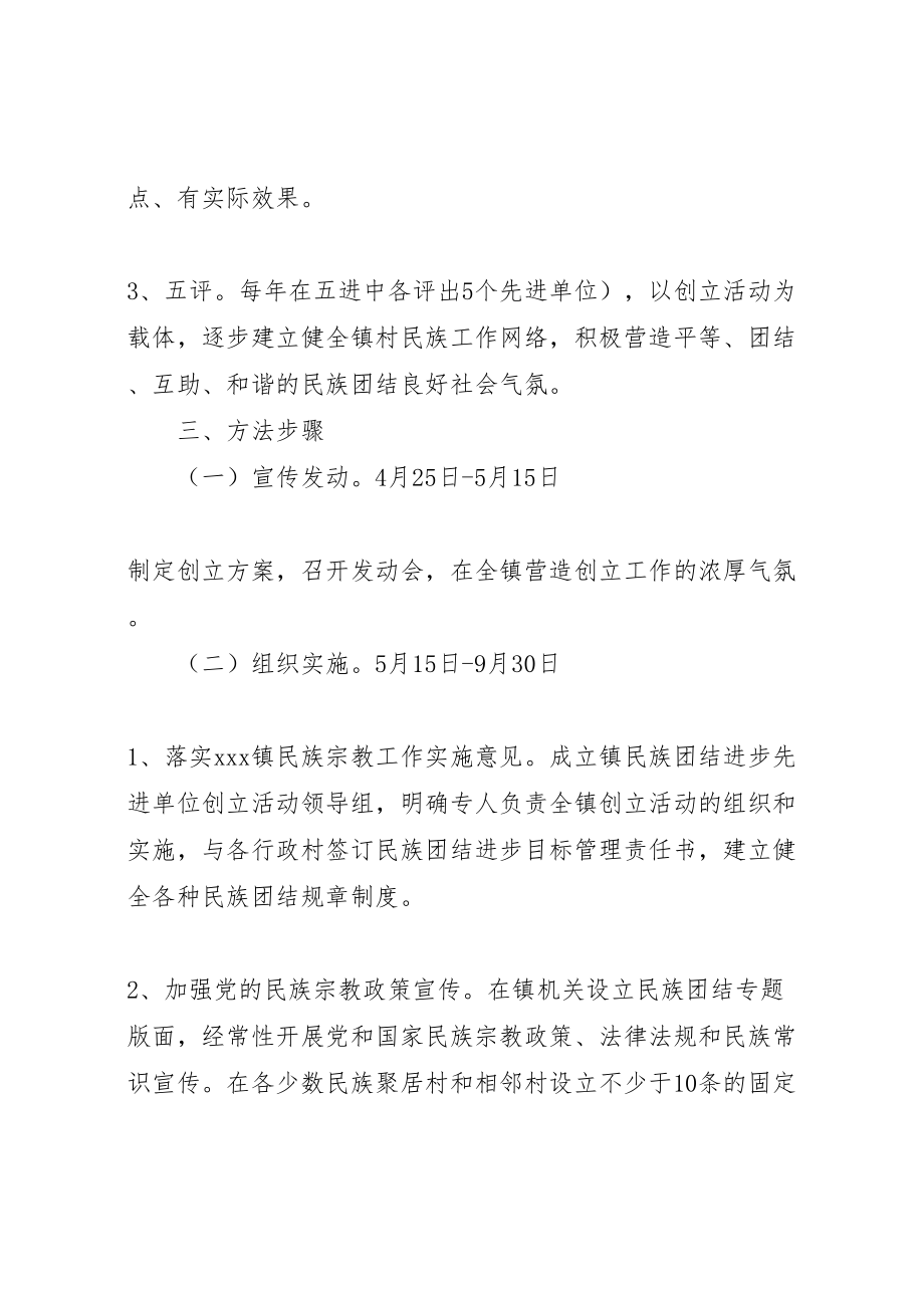 2023年民族团结进步先进单位创建方案 .doc_第2页