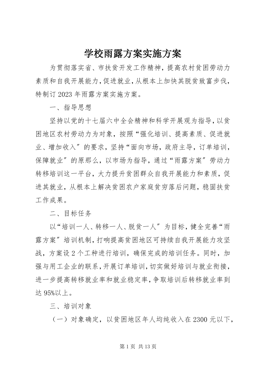 2023年学校雨露计划实施方案.docx_第1页