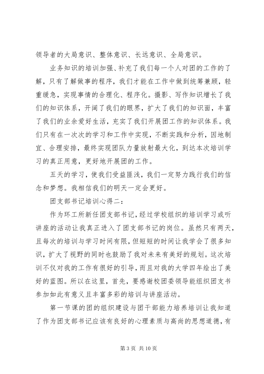 2023年团支部书记培训心得3篇.docx_第3页