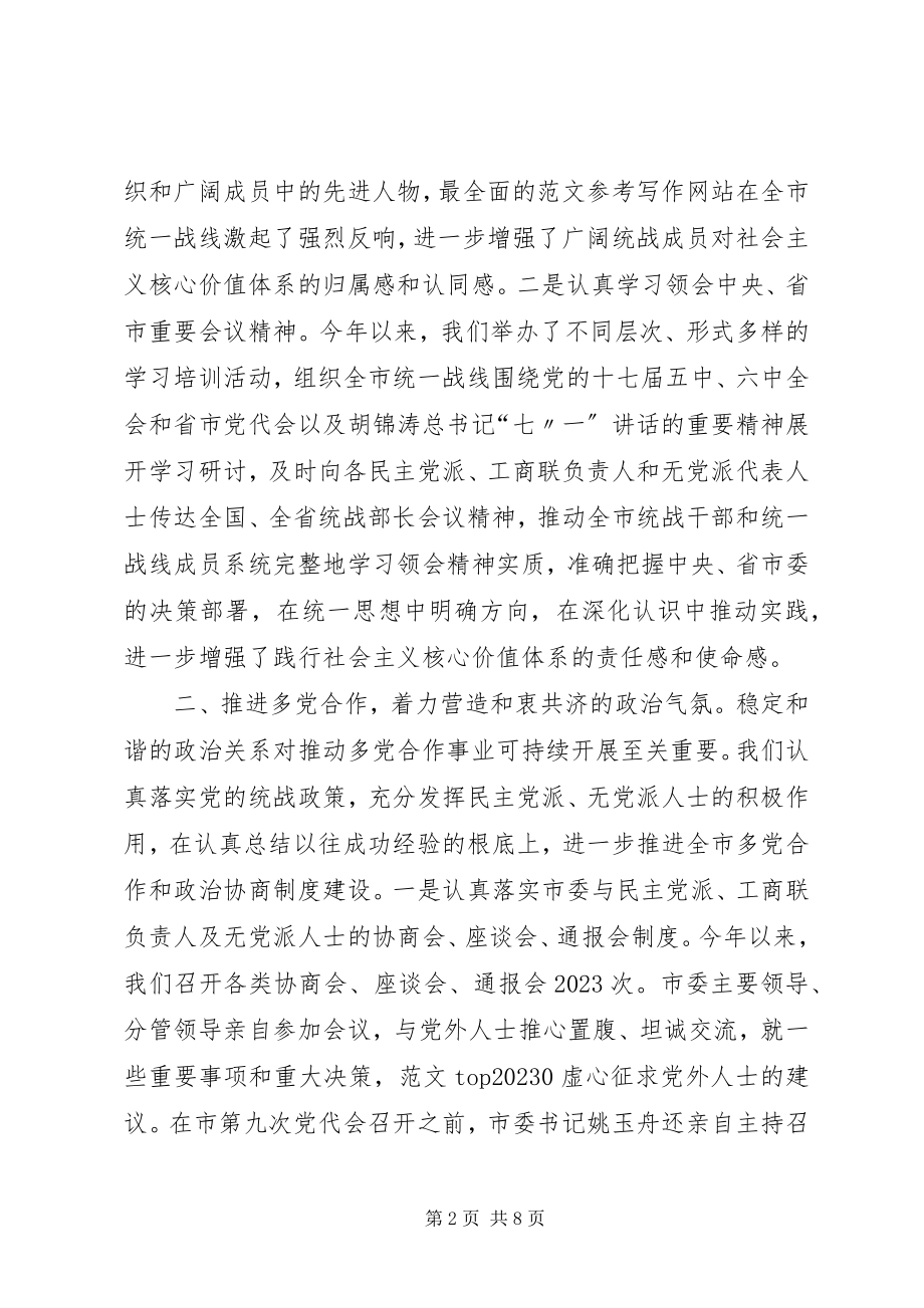 2023年全省统战系统先进集体申报材料.docx_第2页