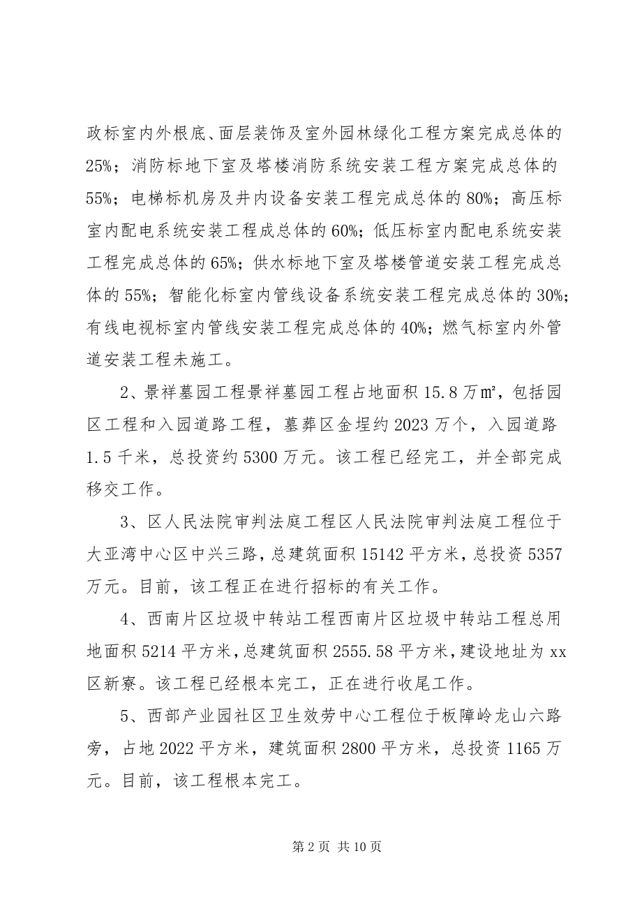 2023年区代建局上半年工作总结及下半年工作计划.docx_第2页