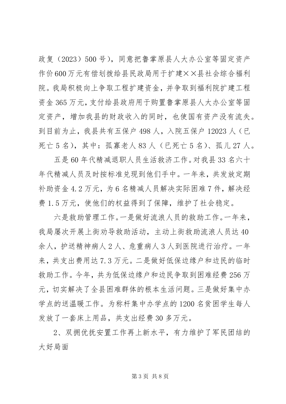 2023年民政局民政工作总结和民政工作要点.docx_第3页