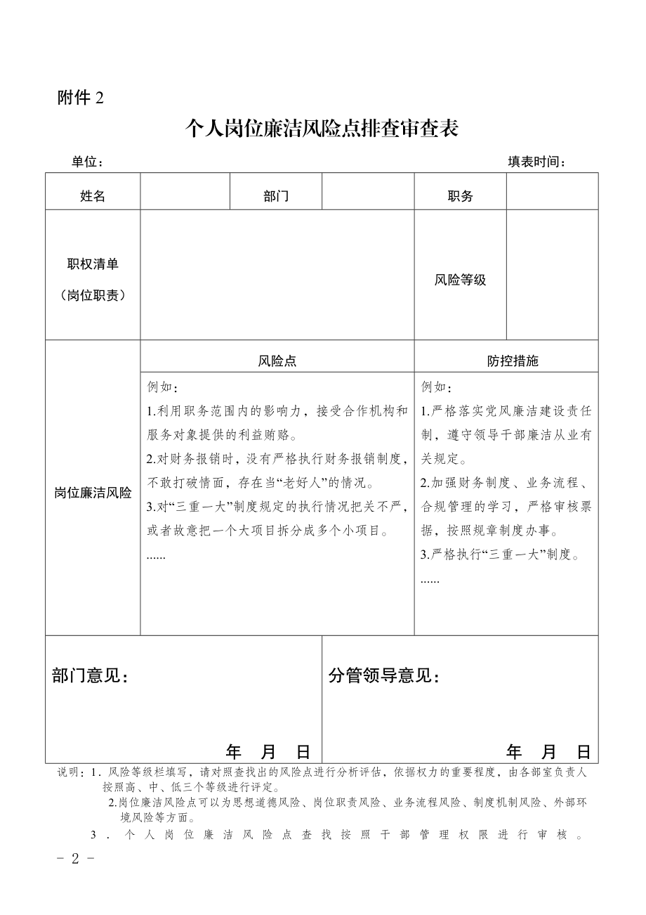 廉洁风险等级定级表.doc_第2页