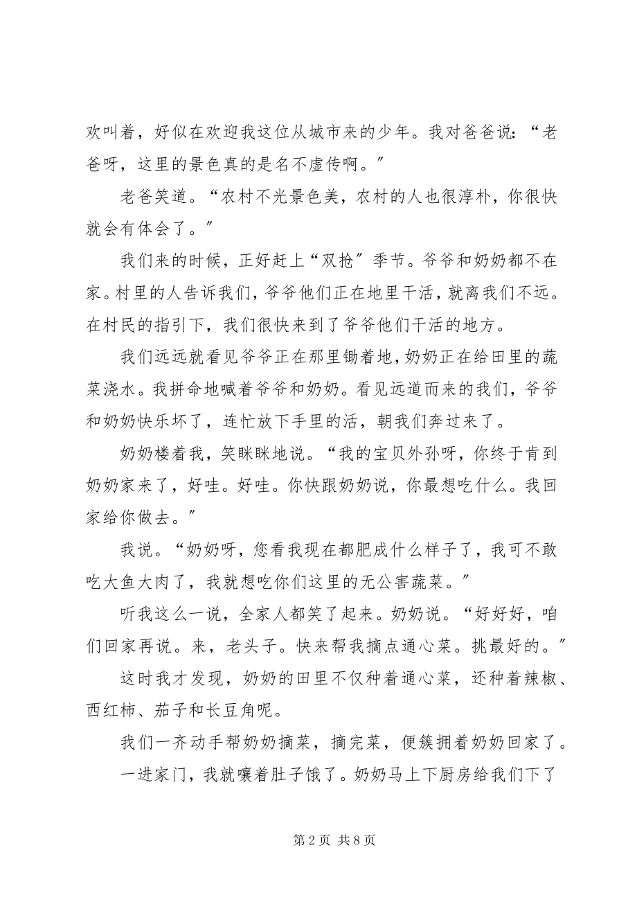 2023年《最美的乡村》观后感心得体会多篇.docx_第2页