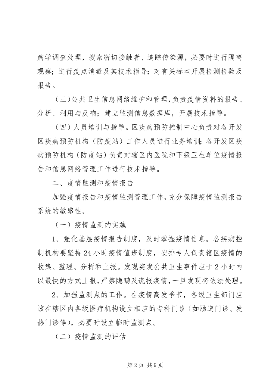 2023年疾控中心突发公共卫生事件应急预案[5篇材料.docx_第2页