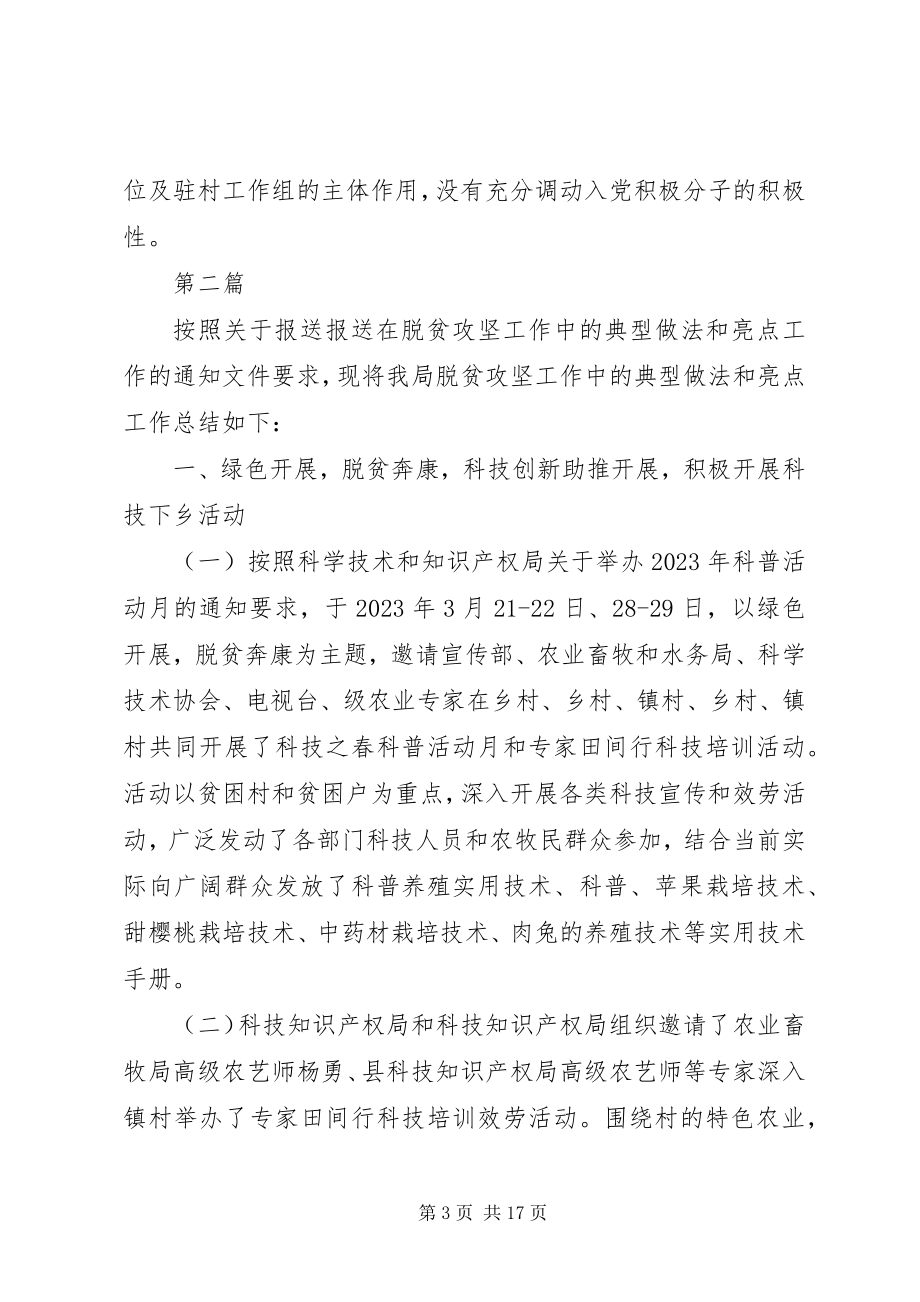 2023年脱贫攻坚工作情况总结大全.docx_第3页