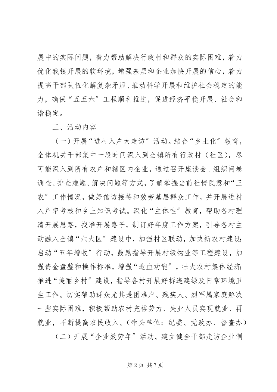 2023年镇委进村入企工作意见.docx_第2页