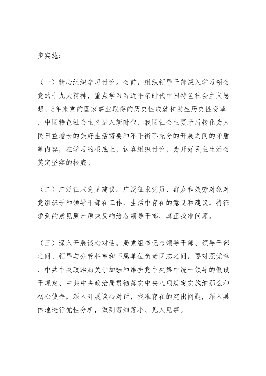 2023年安监局年民主生活会实施方案.doc_第2页