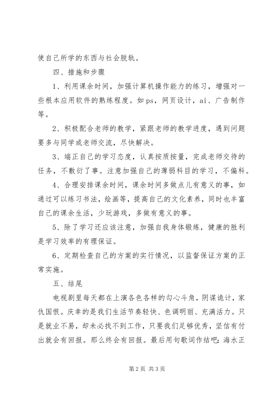 2023年学习计划表格式.docx_第2页