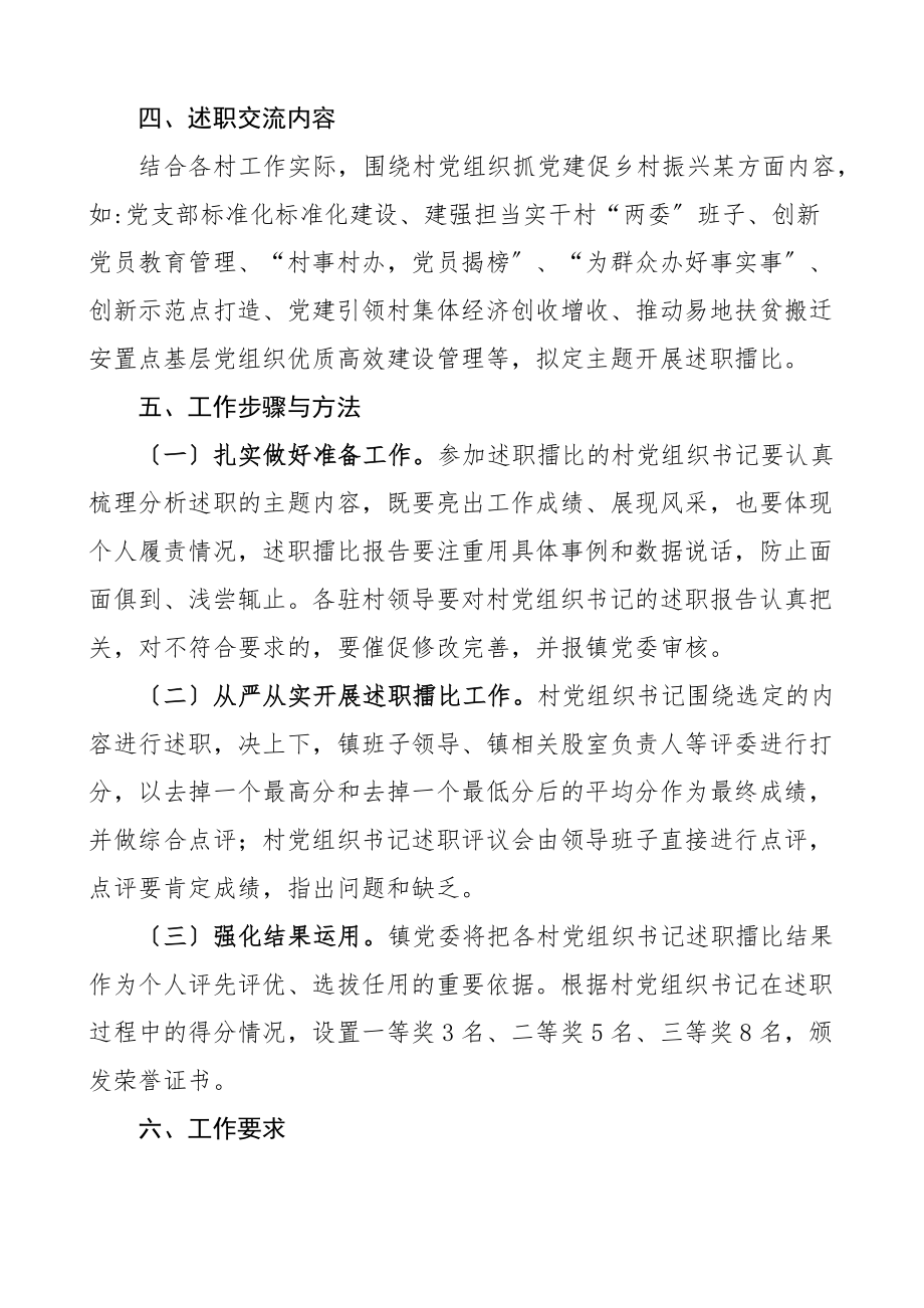 抓党建促乡村振兴擂台比武活动实施方案2篇范文.docx_第2页