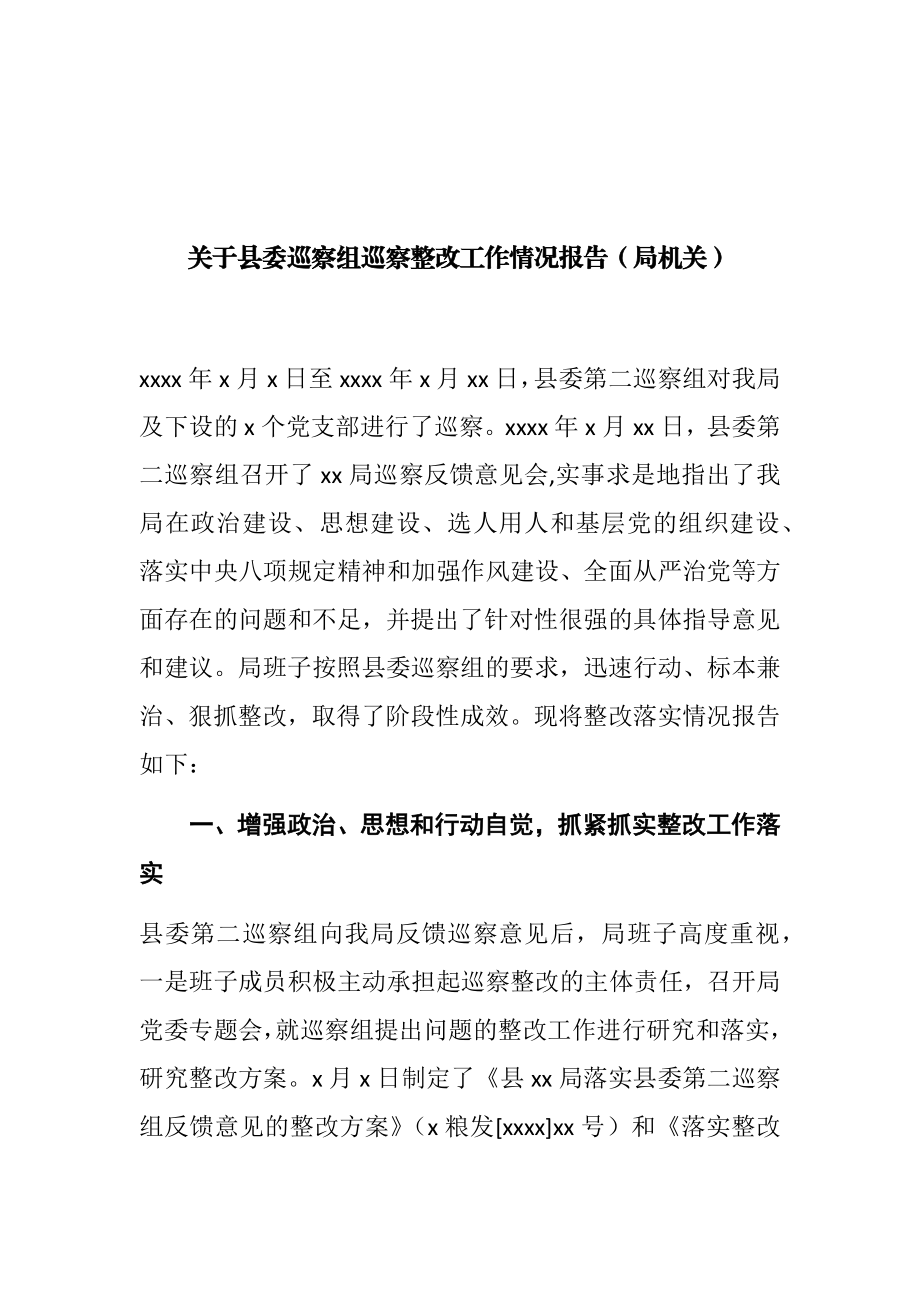 专项巡察整改进展情况报告汇编.doc_第2页