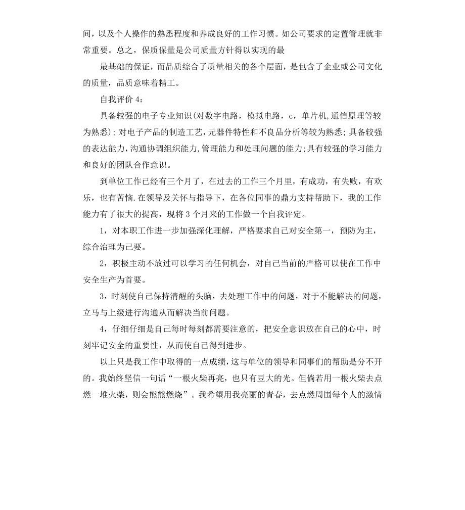 工作能力自我评价精编.docx_第2页