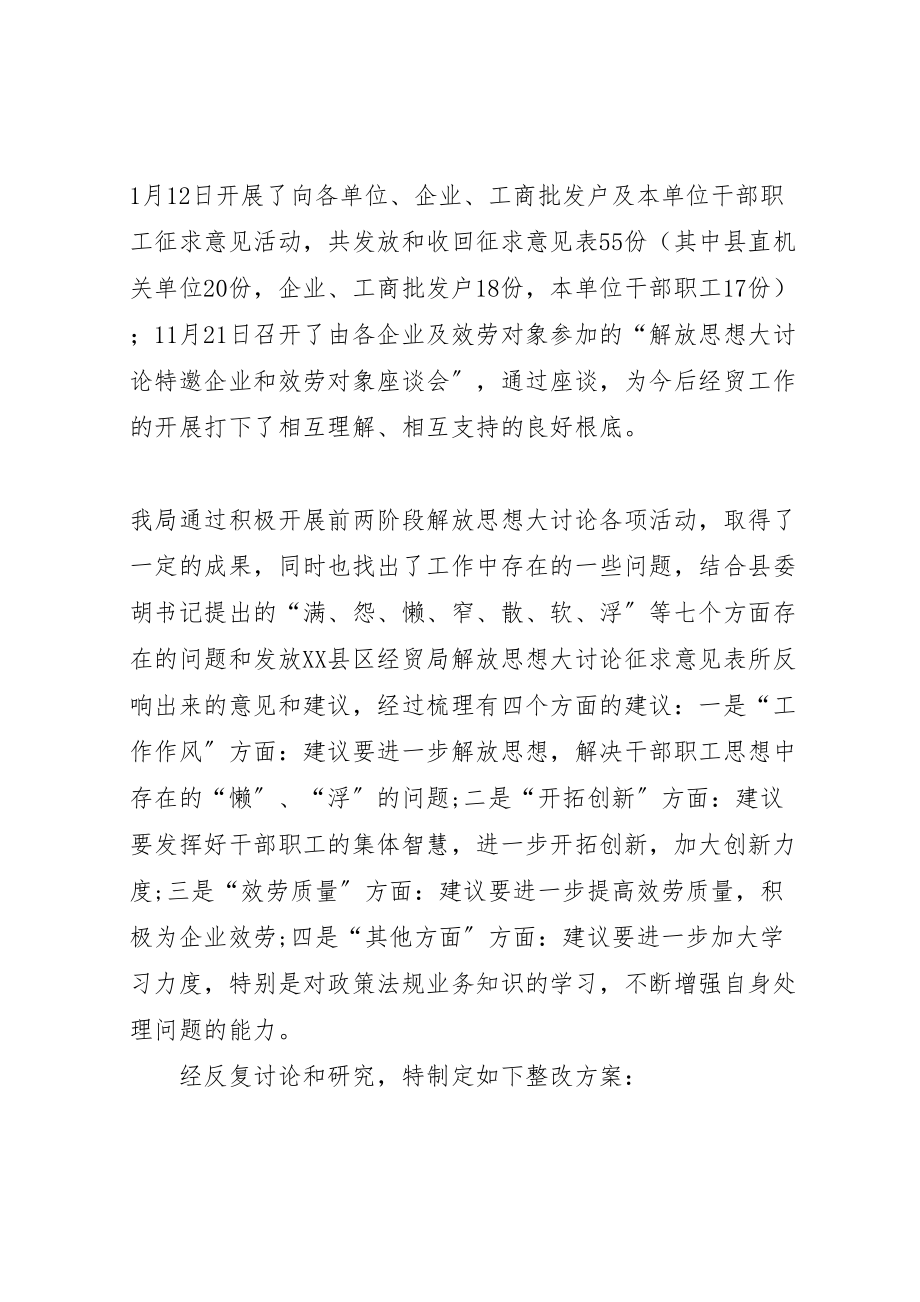 2023年经贸局解放思想整改方案.doc_第2页