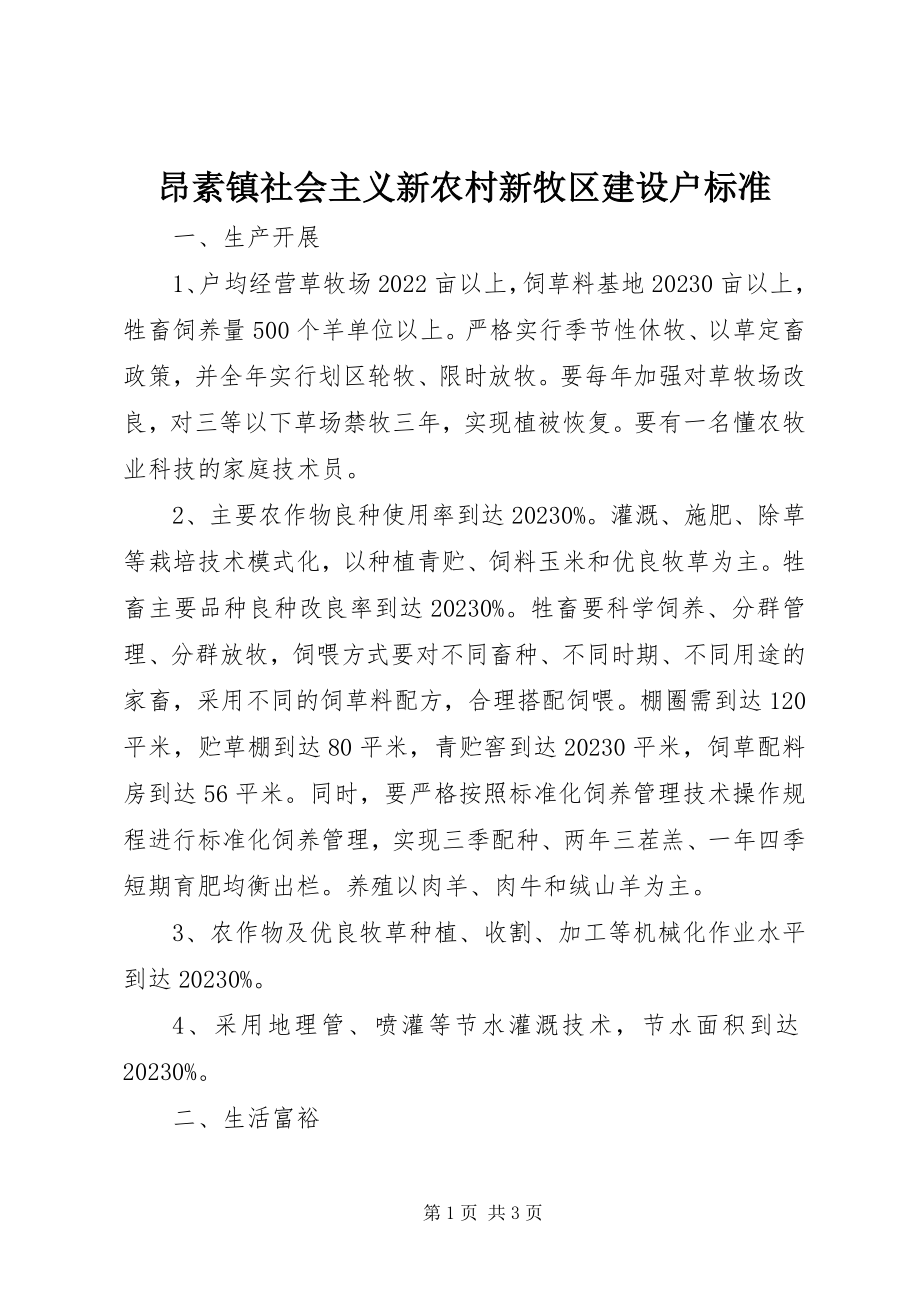 2023年昂素镇社会主义新农村新牧区建设户标准新编.docx_第1页