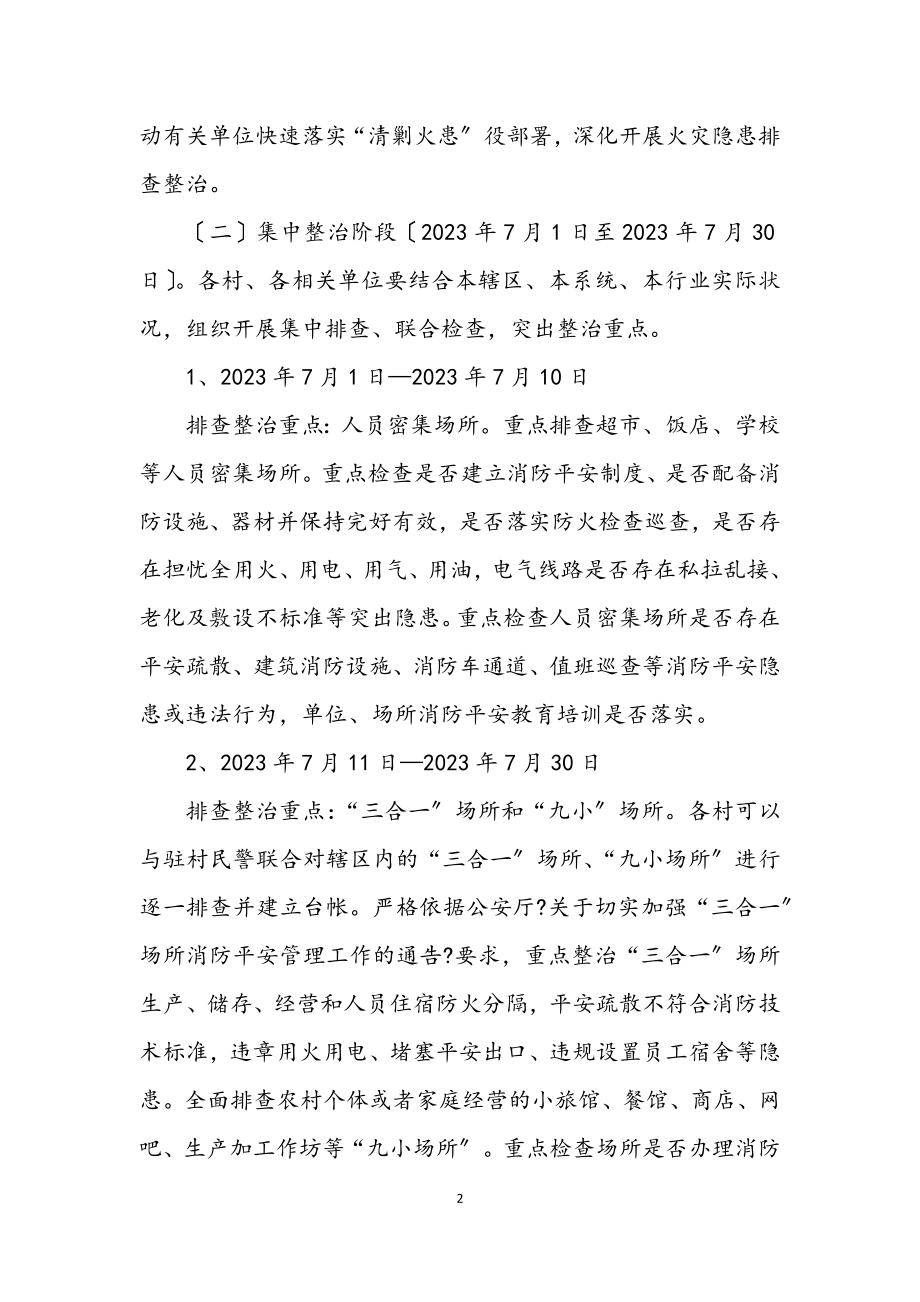 2023年重大火灾隐患集中整治方案.docx_第2页