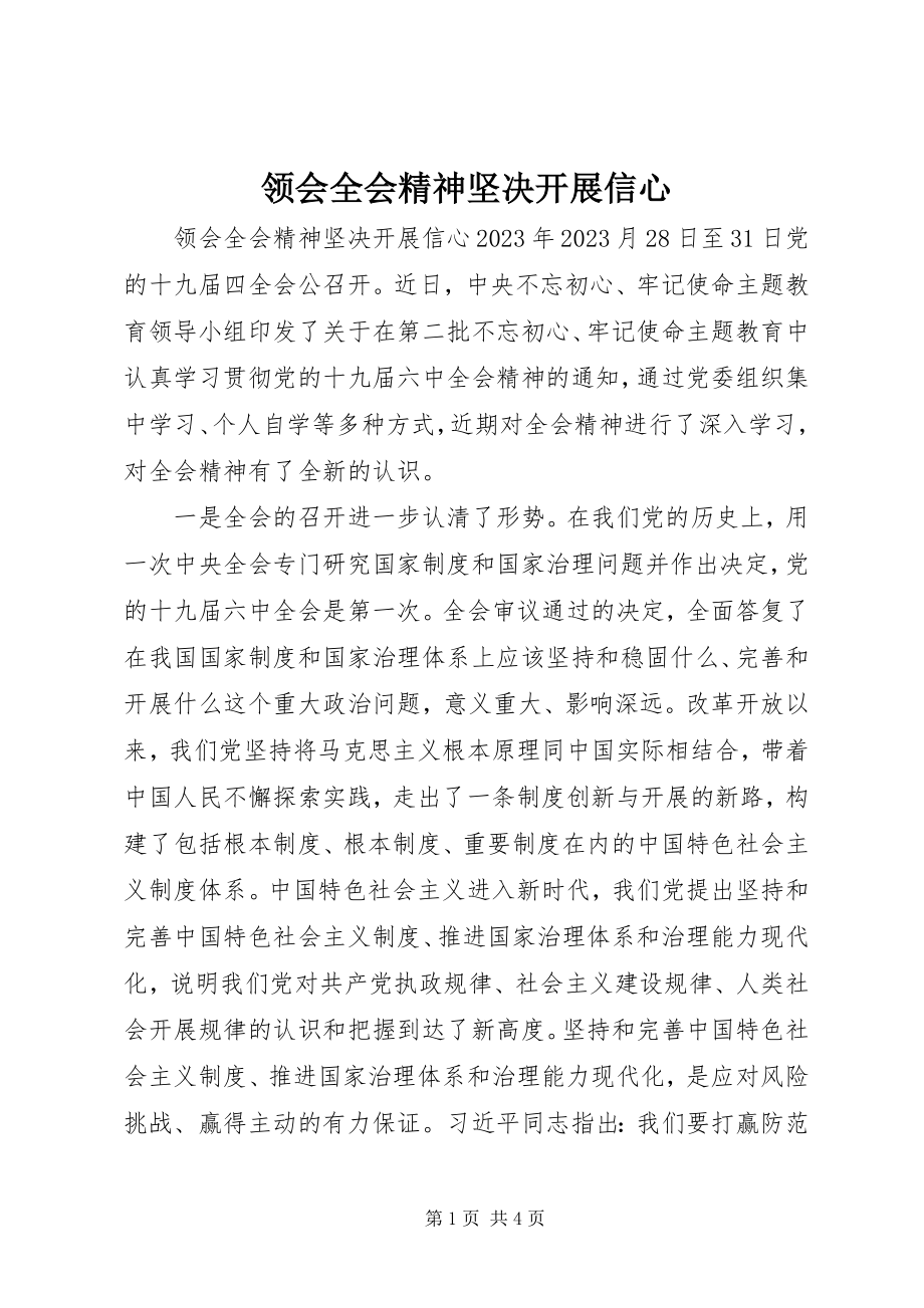 2023年领会全会精神坚定发展信心.docx_第1页