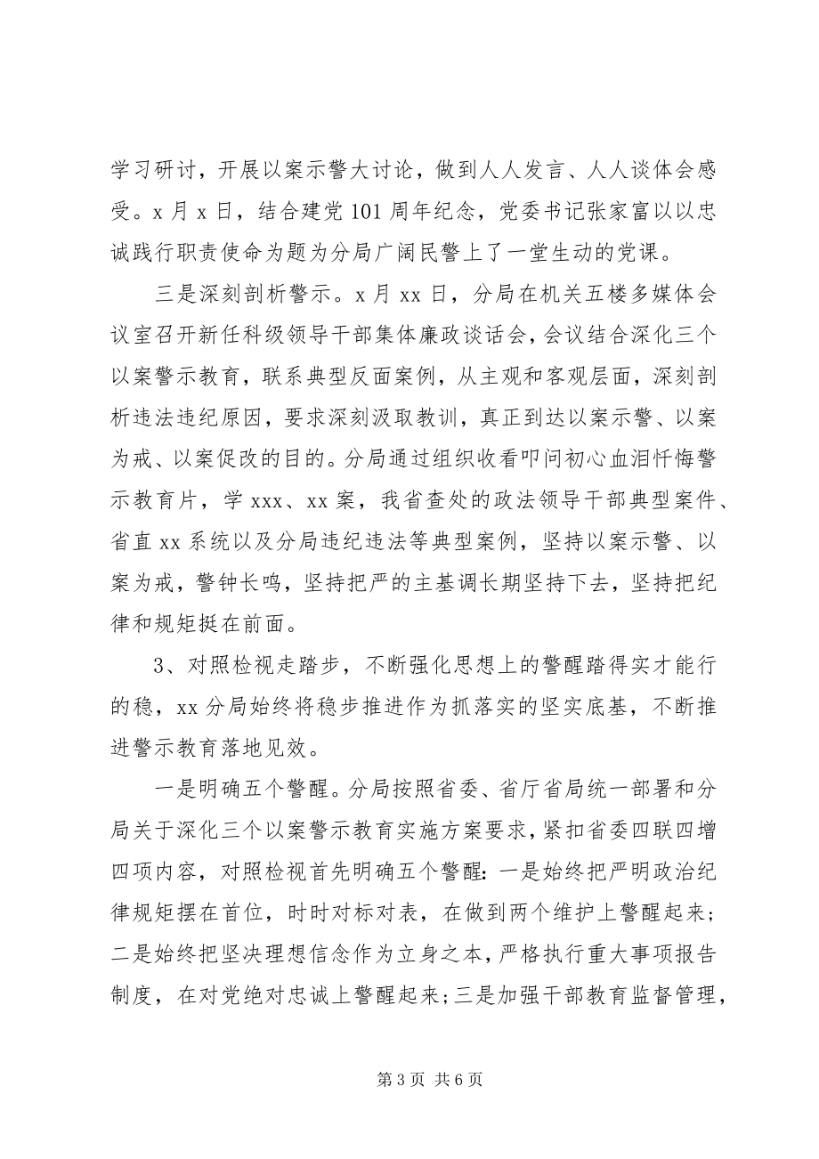 2023年永葆清廉三个以案警示教育总结汇报材料.docx_第3页